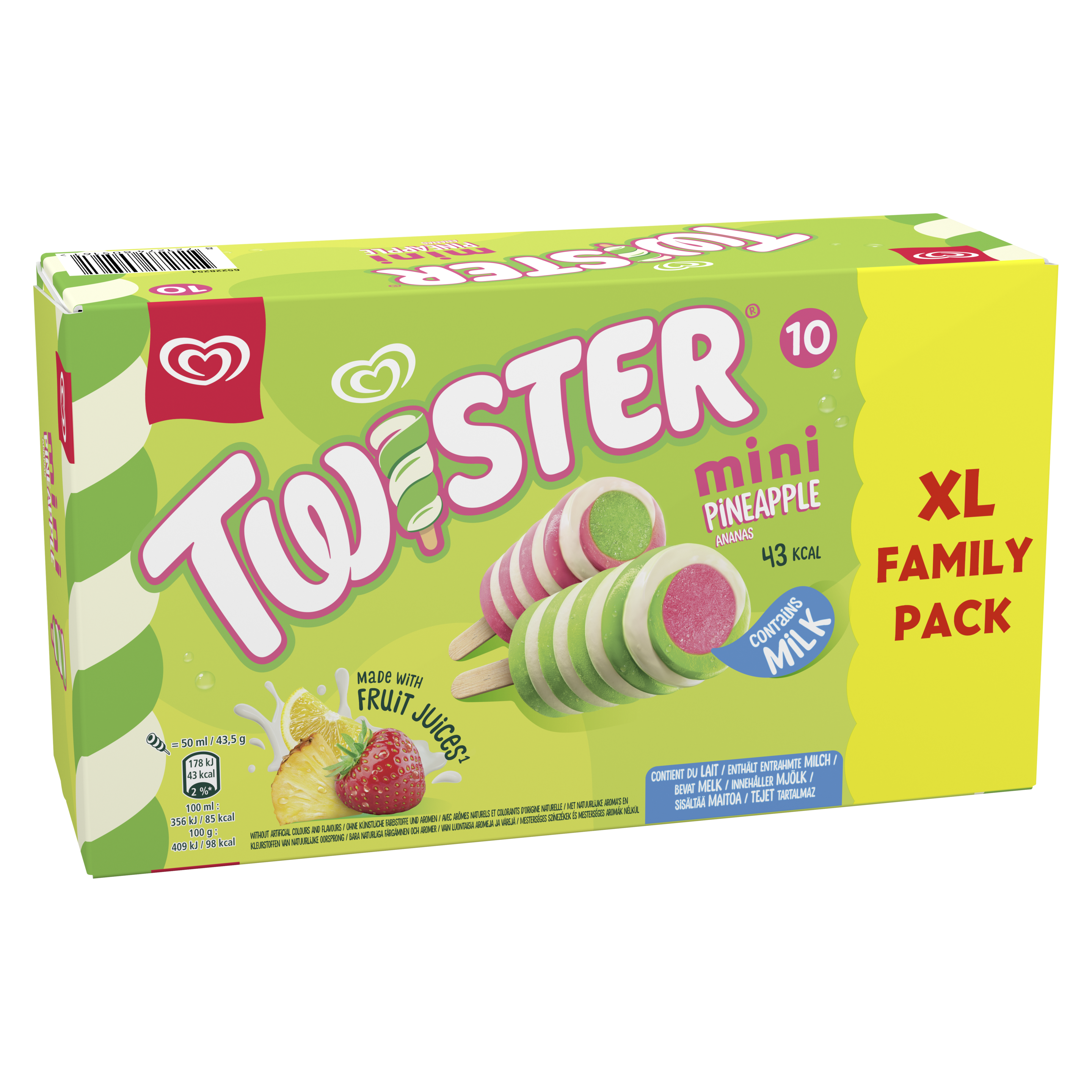 Twister Mini Ananász Multipack XL packshot