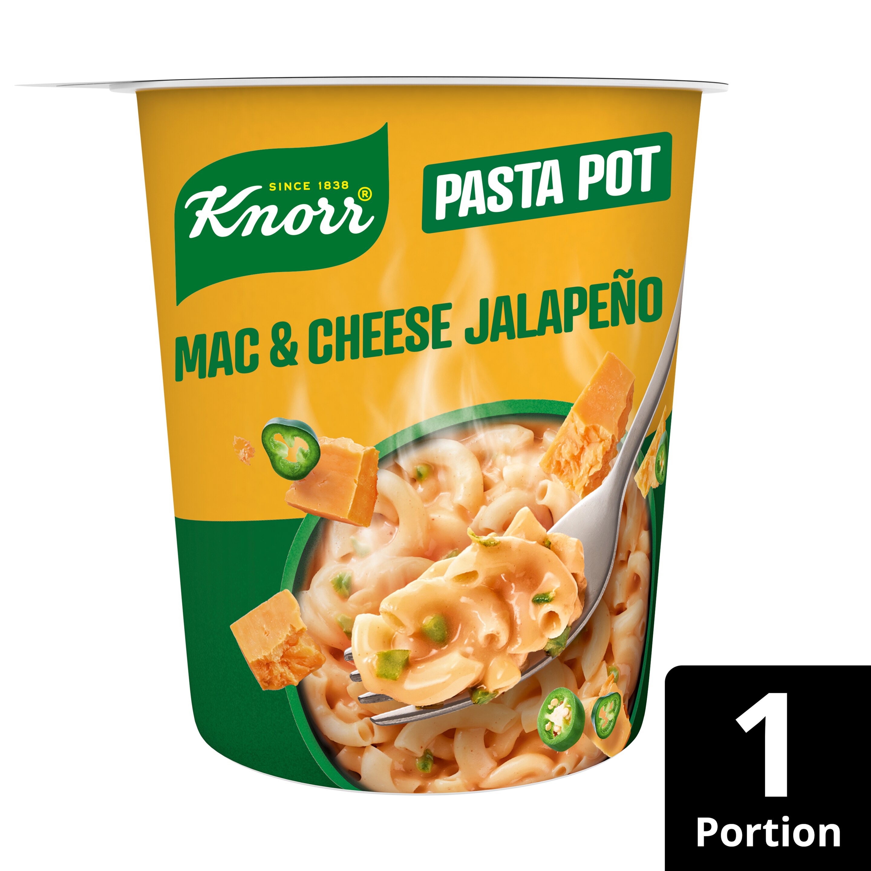 Knorr Taste the World Mac&Cheese Jalapeno 62g Becher packshot