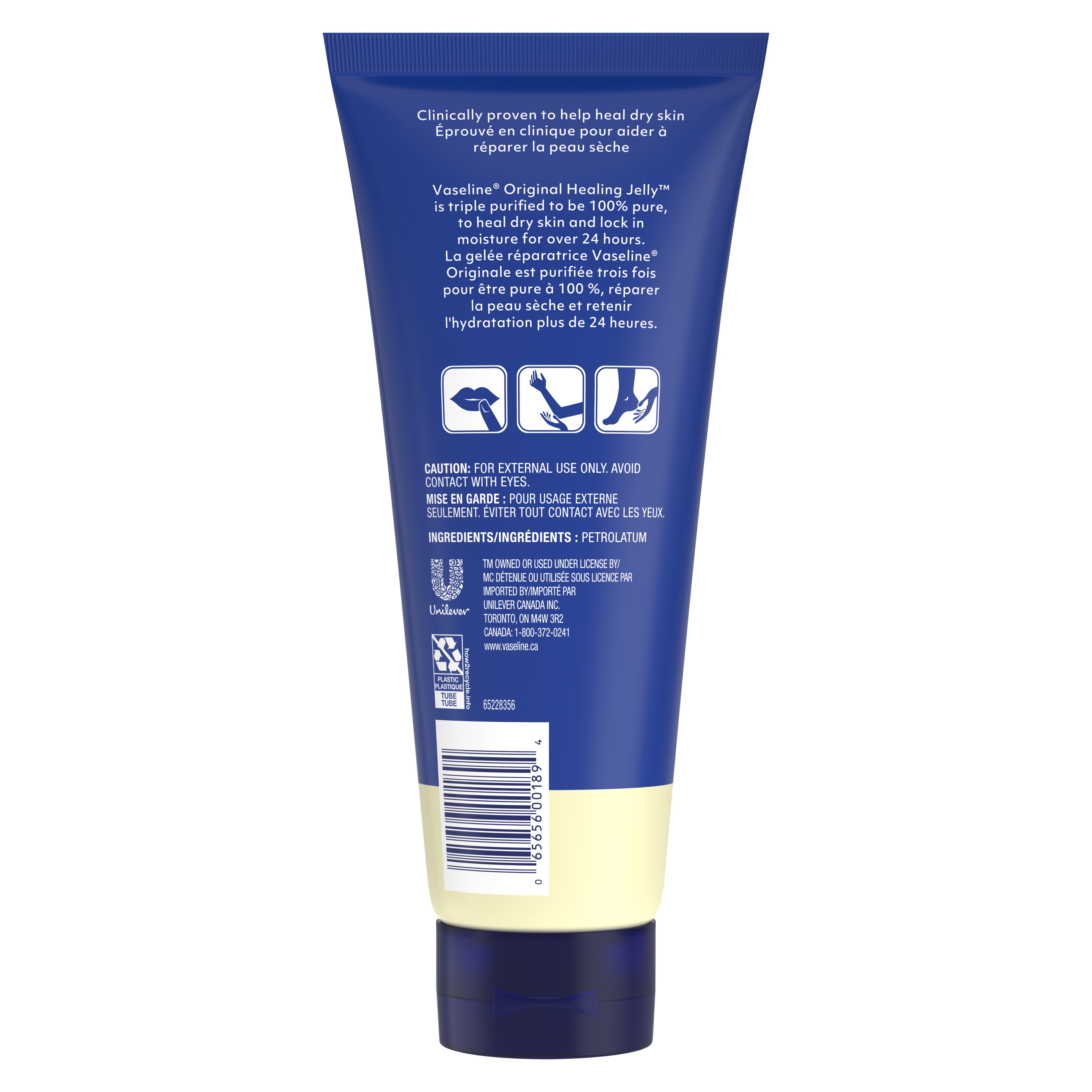 Tube Gelée réparatrice originale Vaseline®