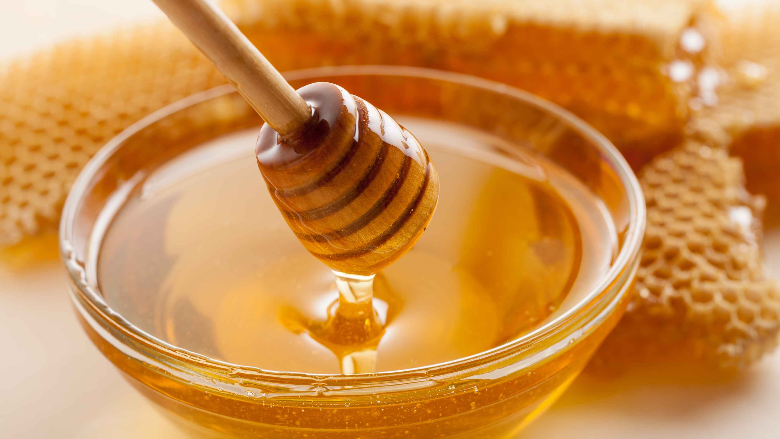 Honey in bowl