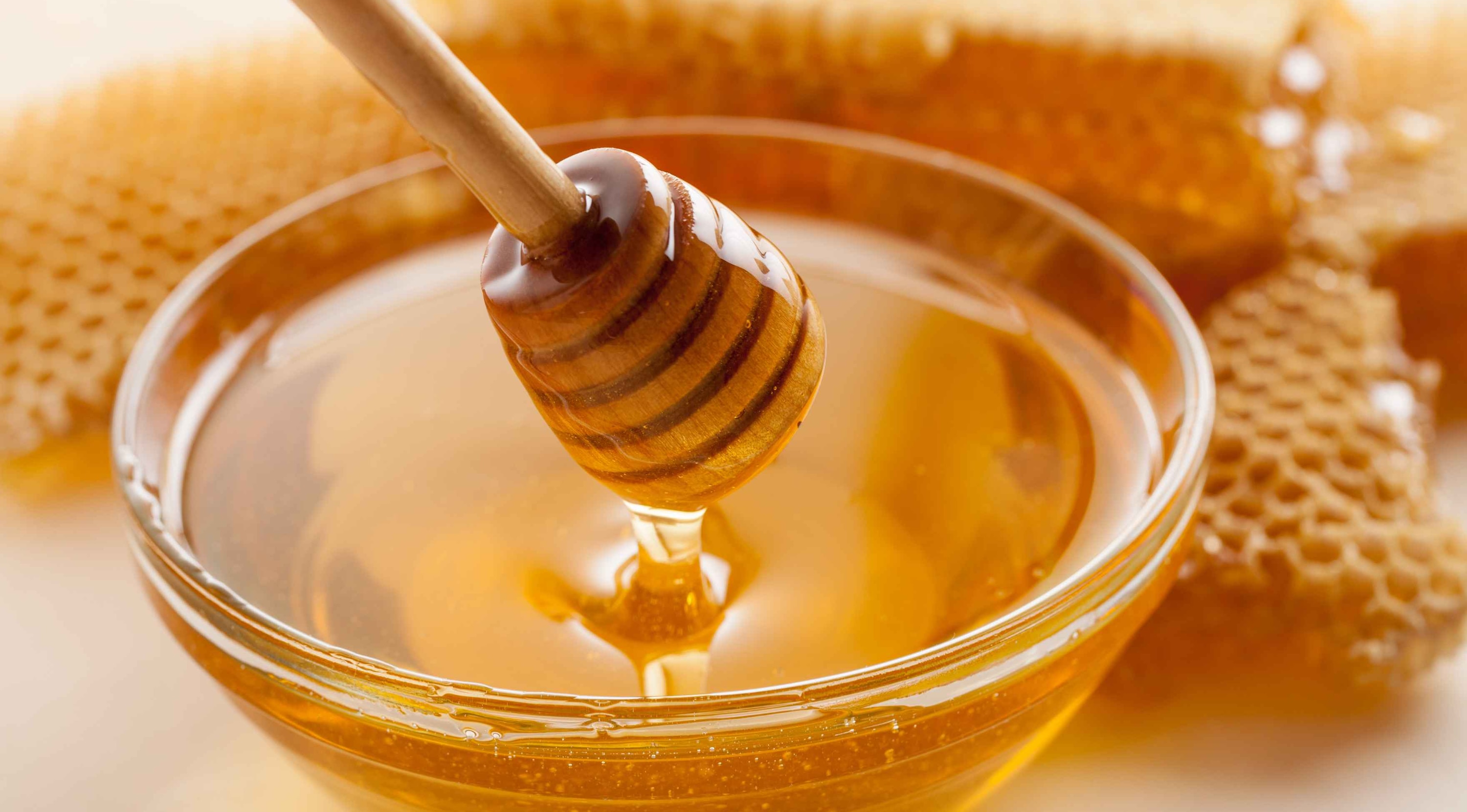 Honey in bowl