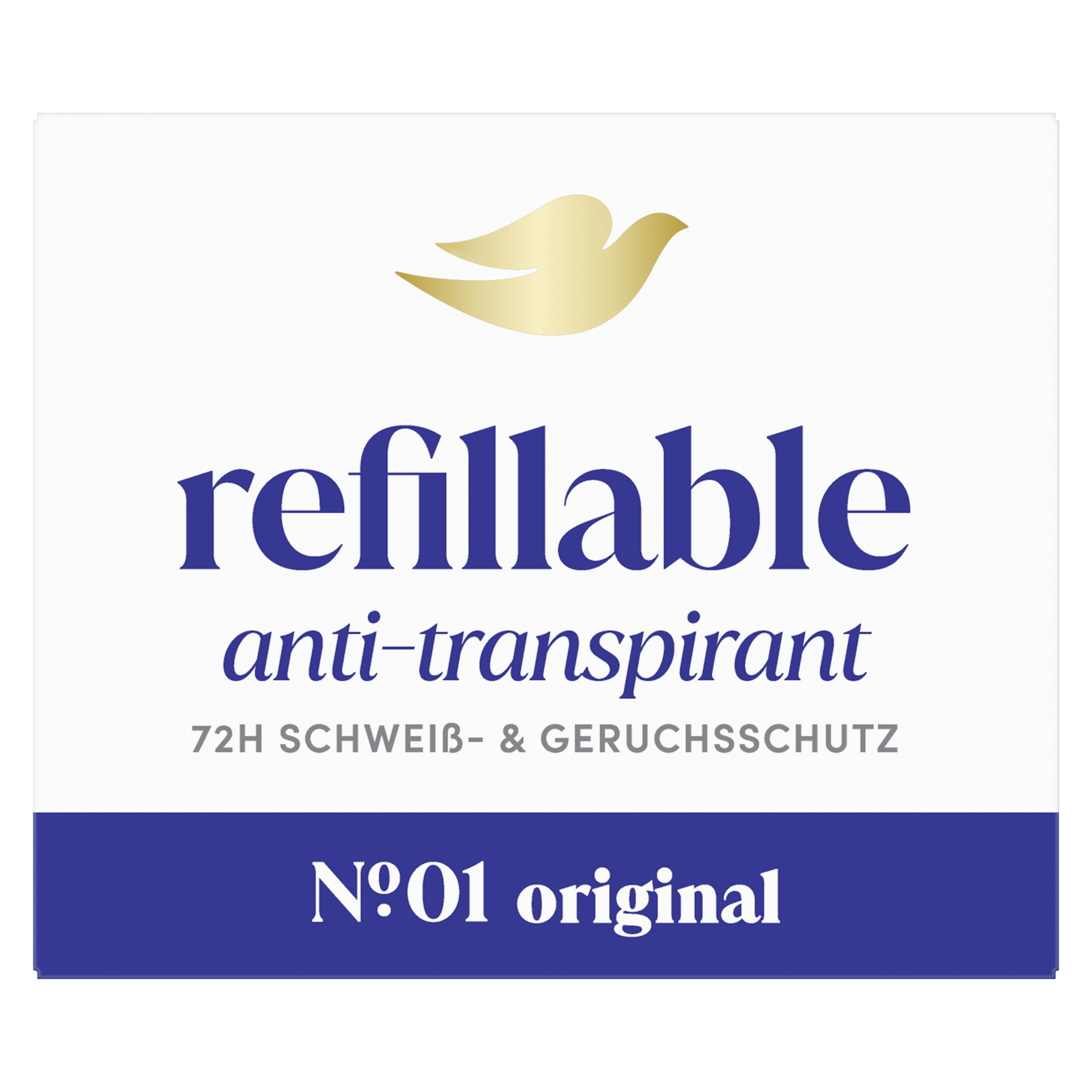 Dove nachfüllbares Anti-Transpirant No. 44 Blüten- & rote Früchte Duft Starter Set und Refill Deo Stick packshot