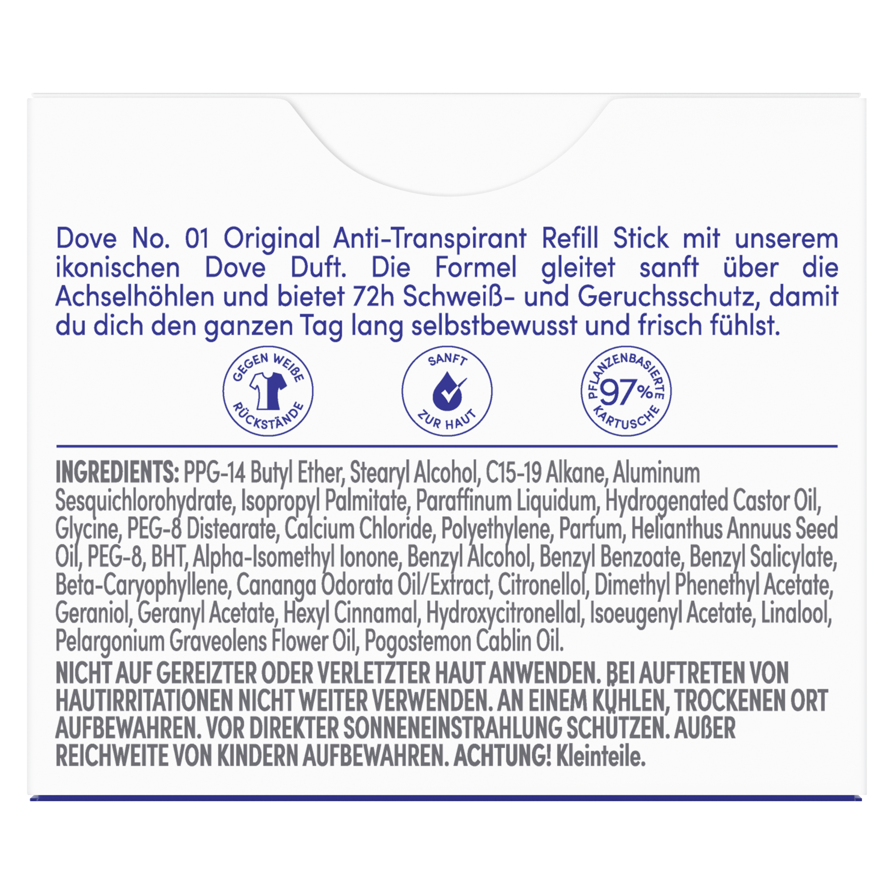 Dove Refill Anti-Transpirant Original 35ml Nachfüllpack