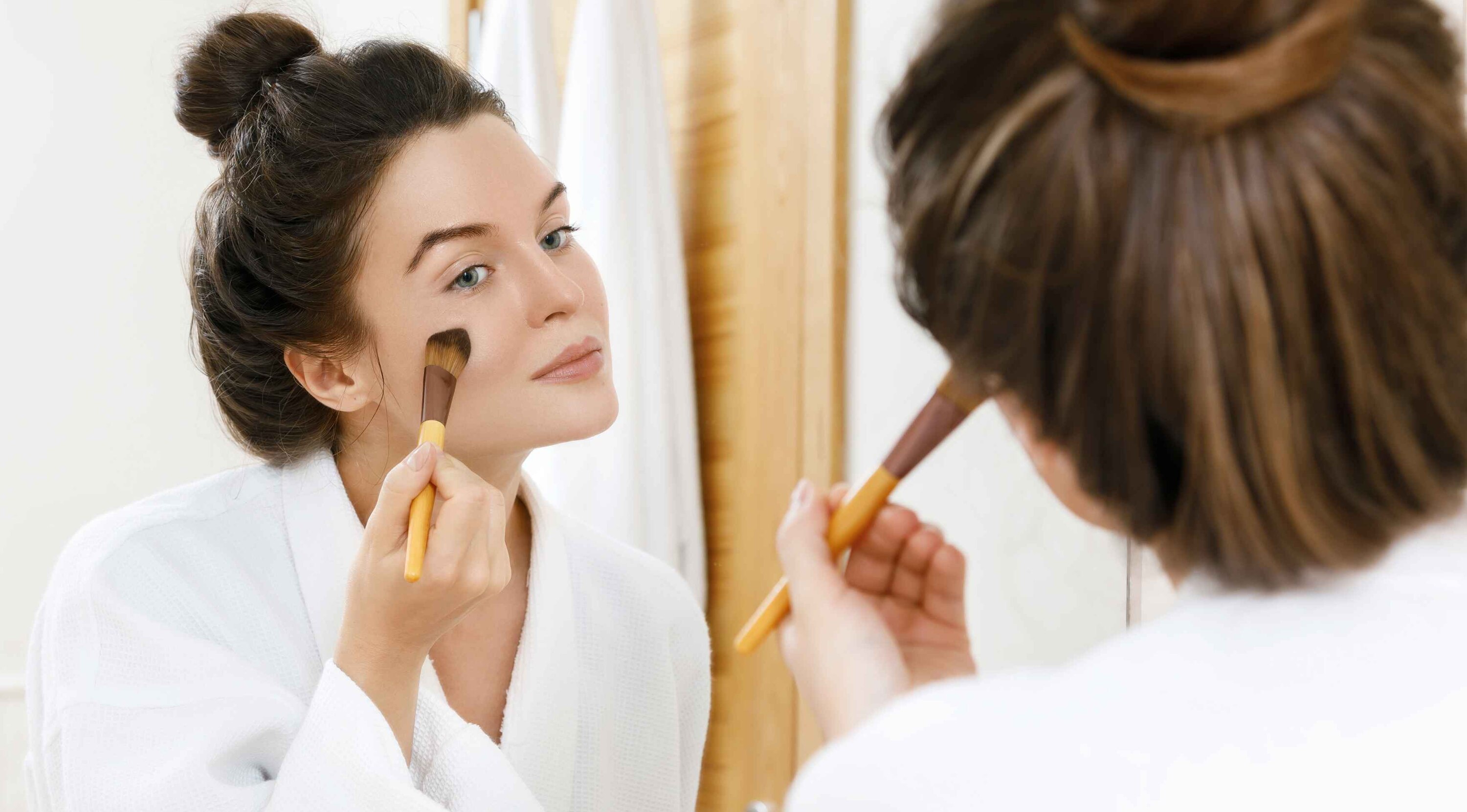 Apply foundation or a skin tint for an even base Image