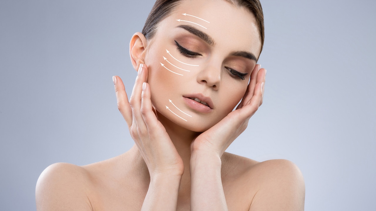 Contour for Diamond Face Image