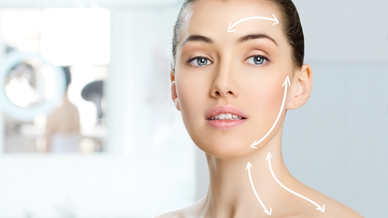 Contour for Oval Face Image