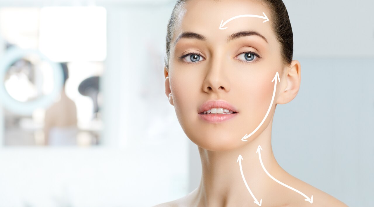 Contour for Oval Face Image
