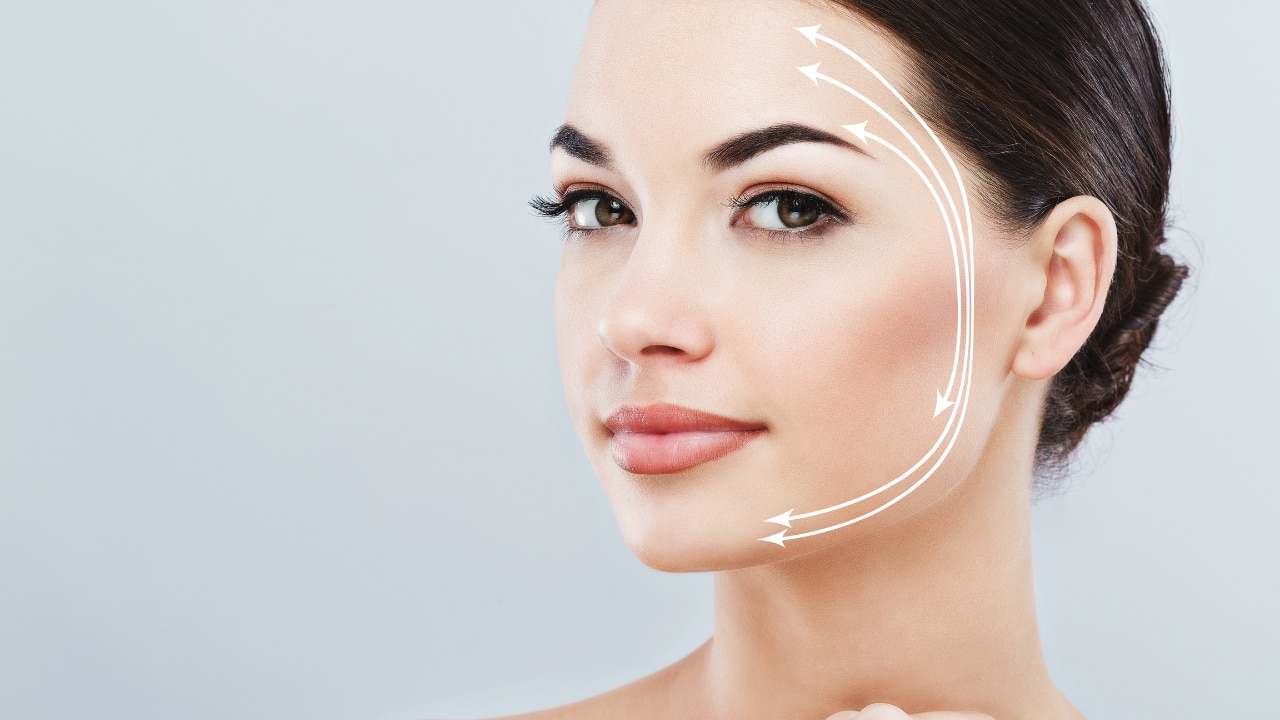 Contour for Square Face Image
