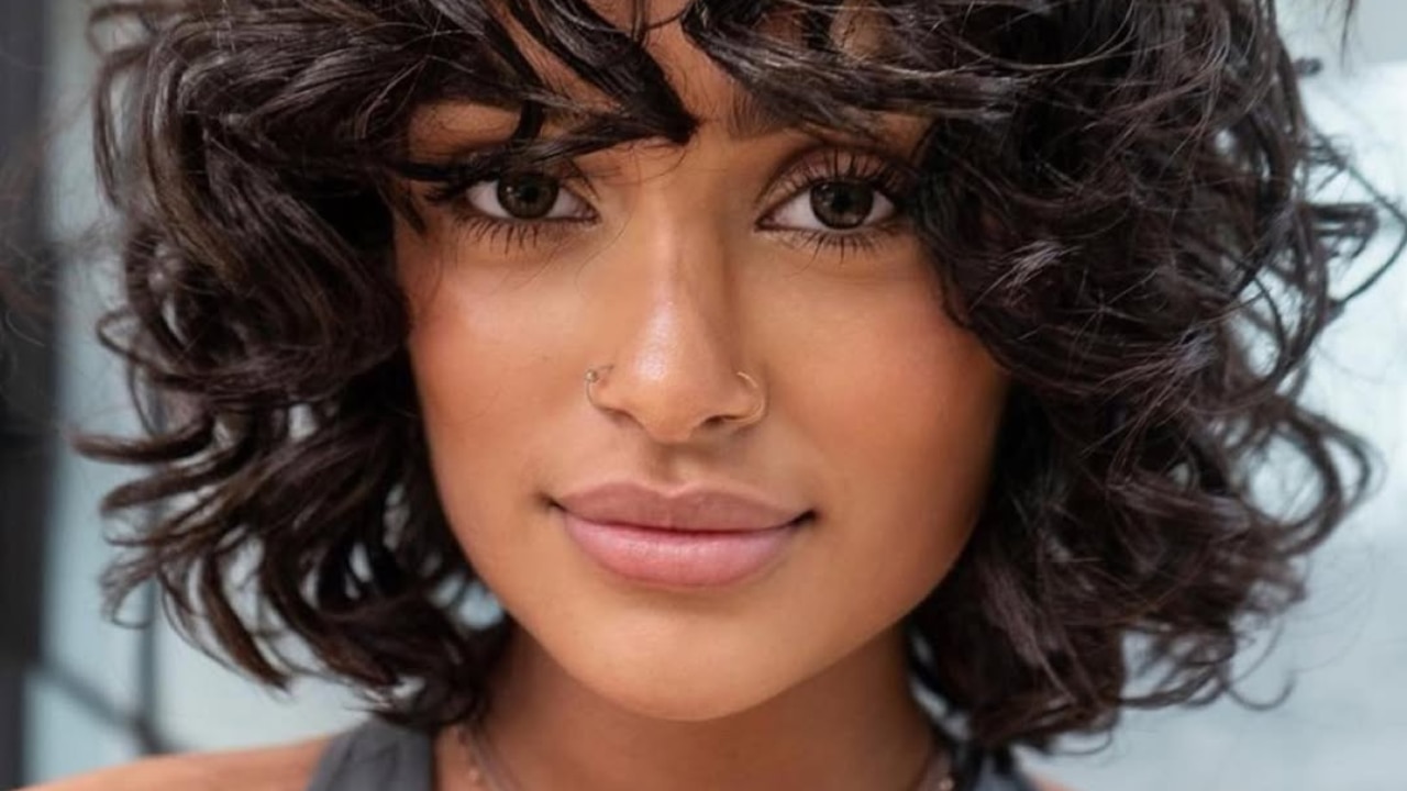 Curly Layered Bob