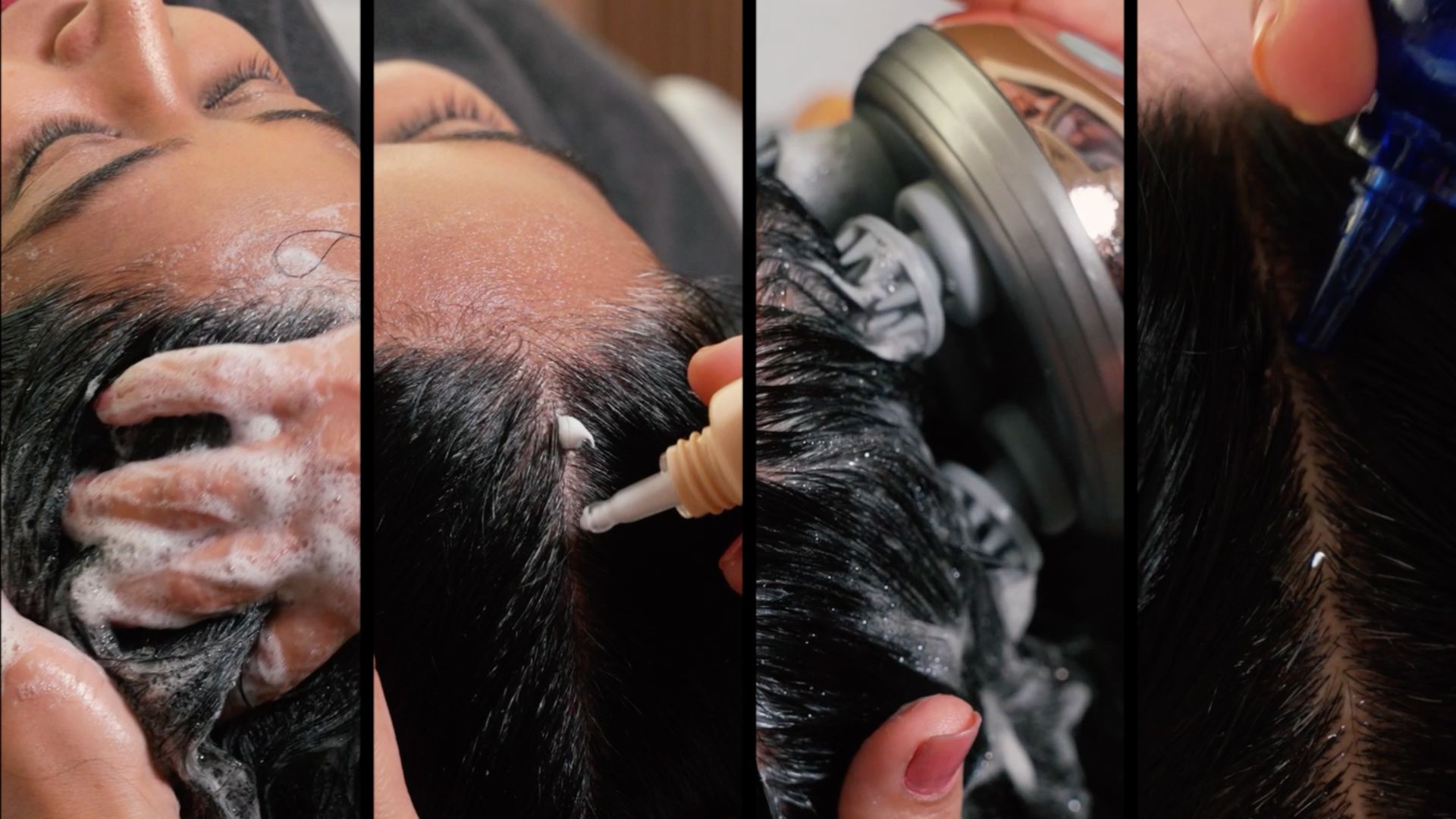 Korean Hair Spa steps at Lakmē Salon