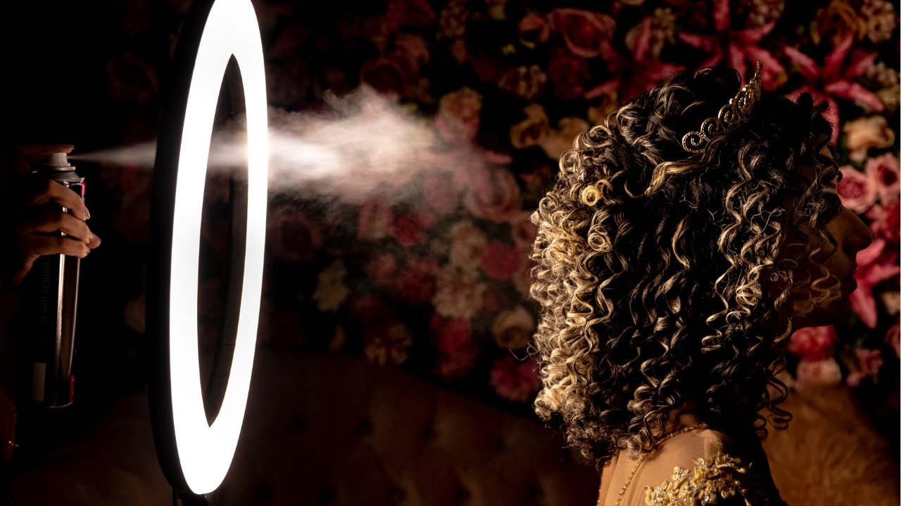 Use a volumising spray