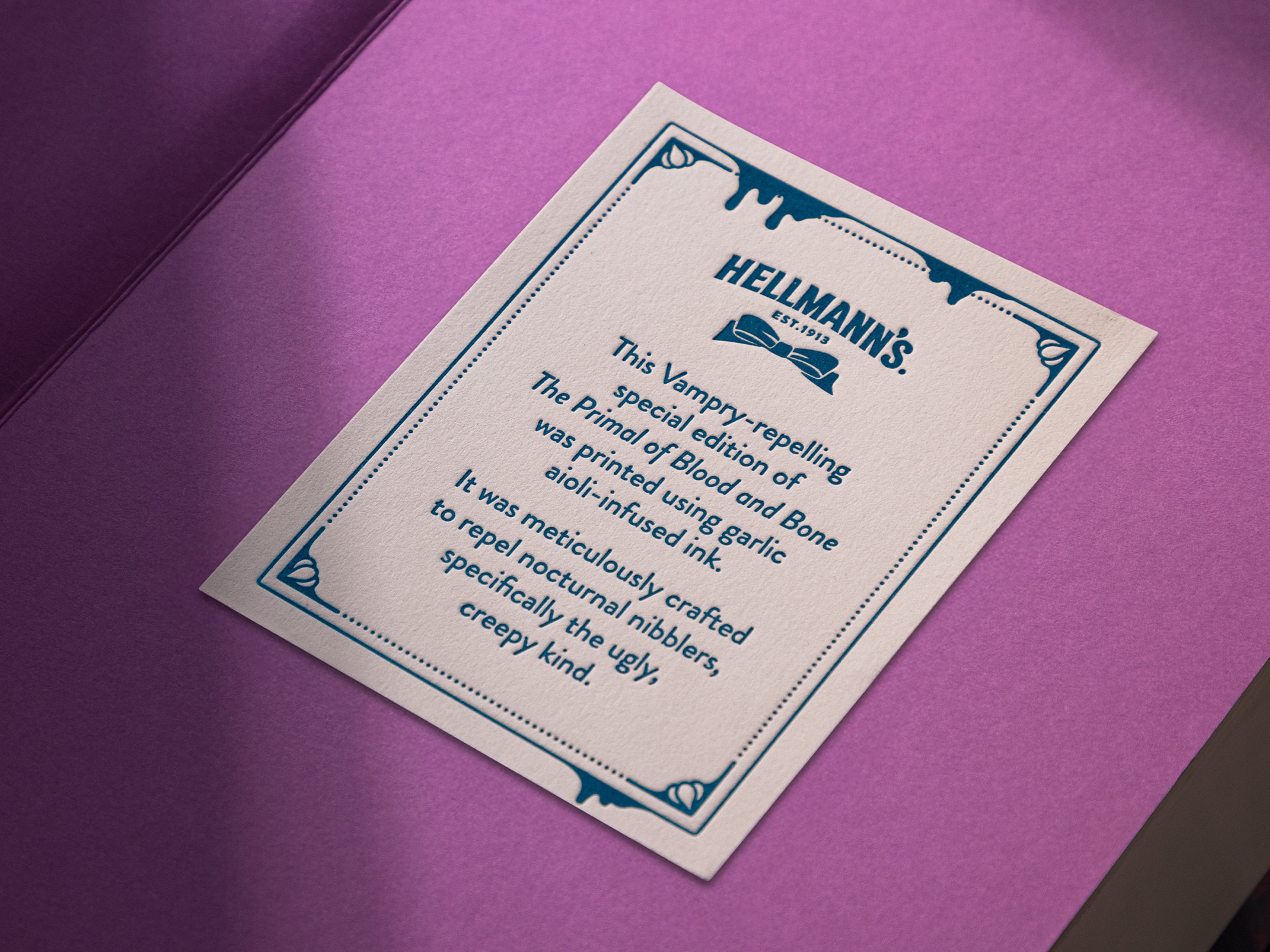 Hellmann’s Craven Proof Garlic Aioli detail shot