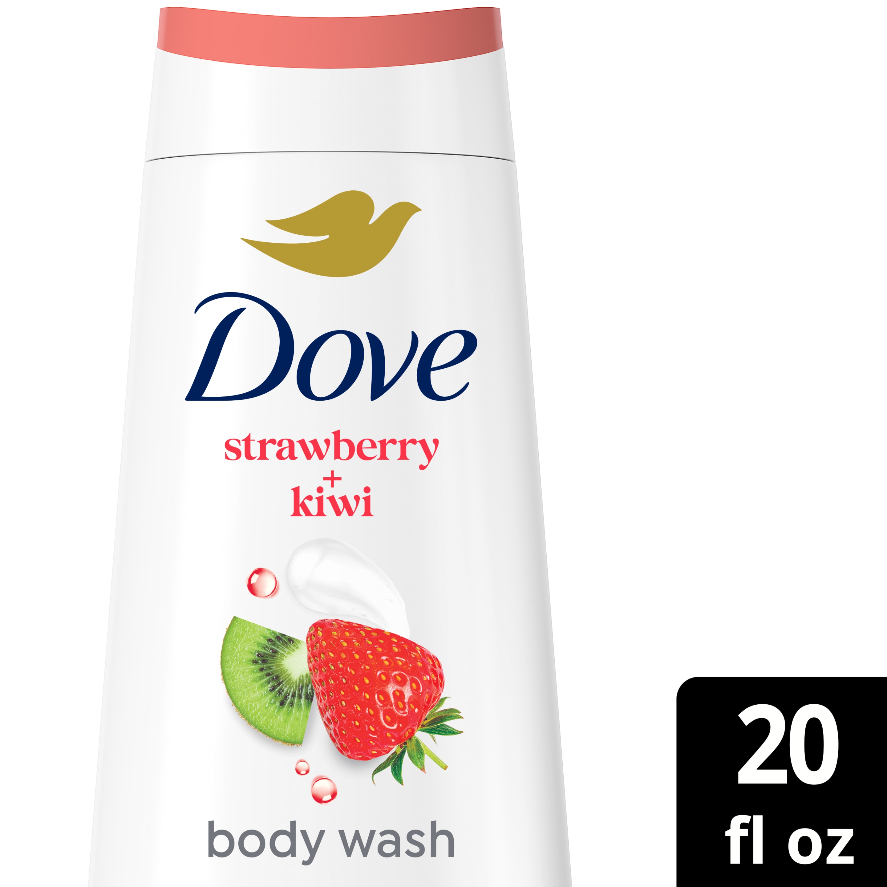 Dove Limited Edition Strawberry + Kiwi Body Wash packshot