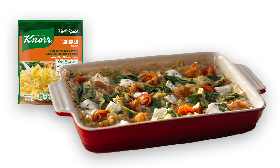 Chicken Feta Pasta Bake