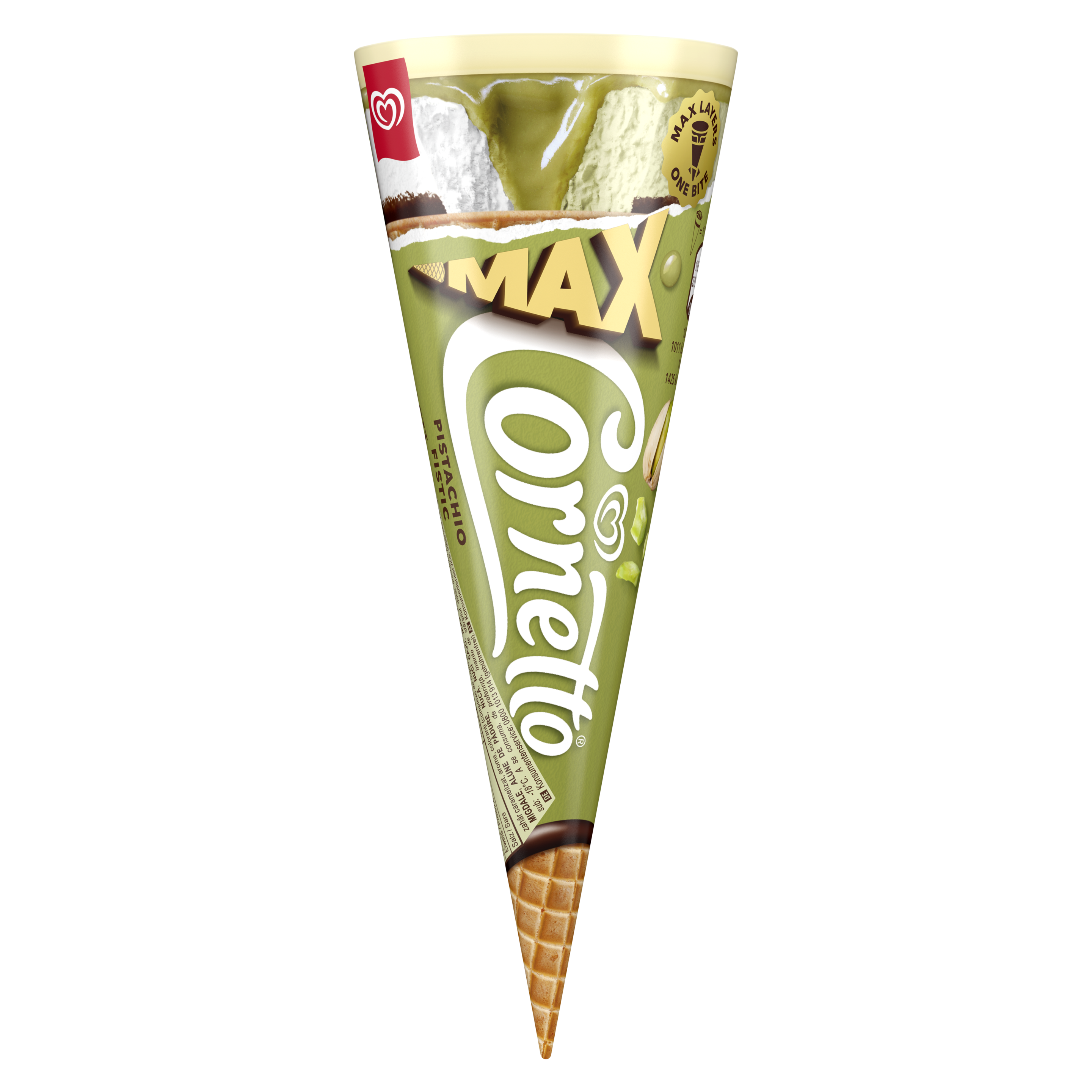 Cornetto Max Pistaasi packshot