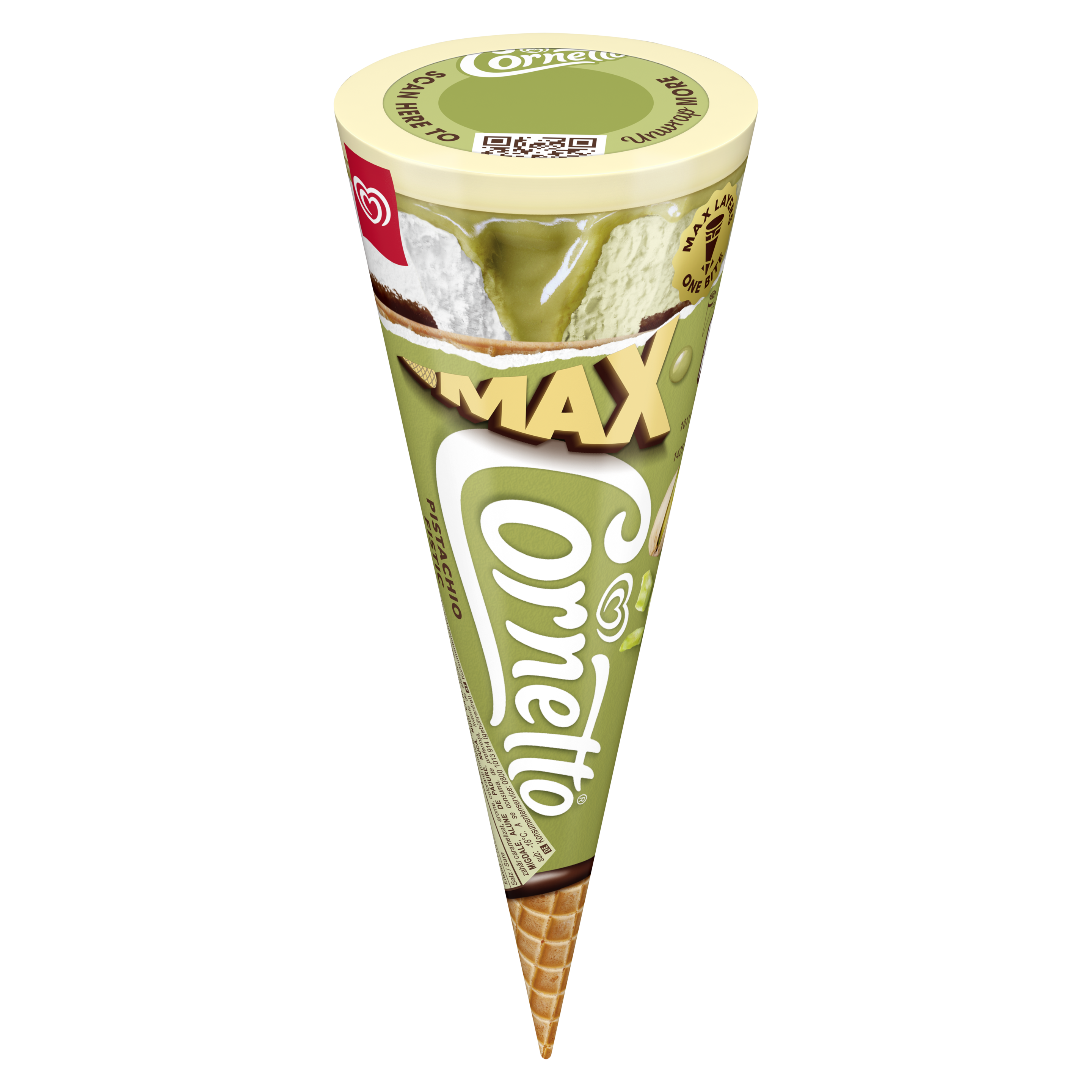 Cornetto Max Pistachio 115ml packshot