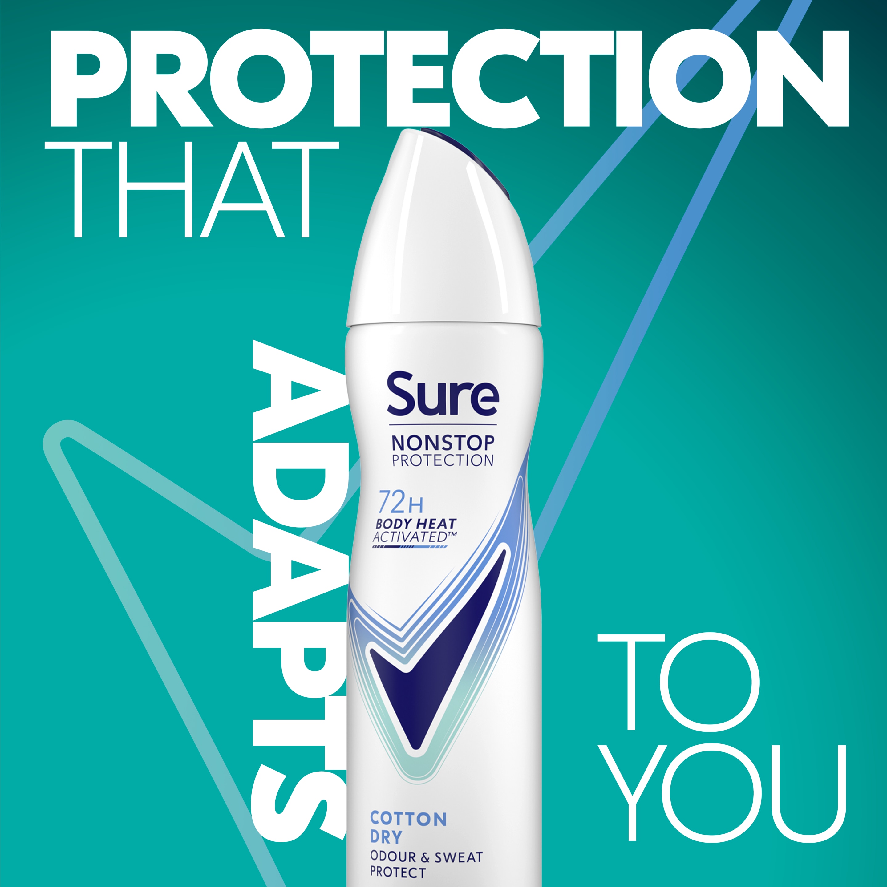 Sure Women 72hr Cotton Dry Antiperspirant Deodorant Spray 150ml