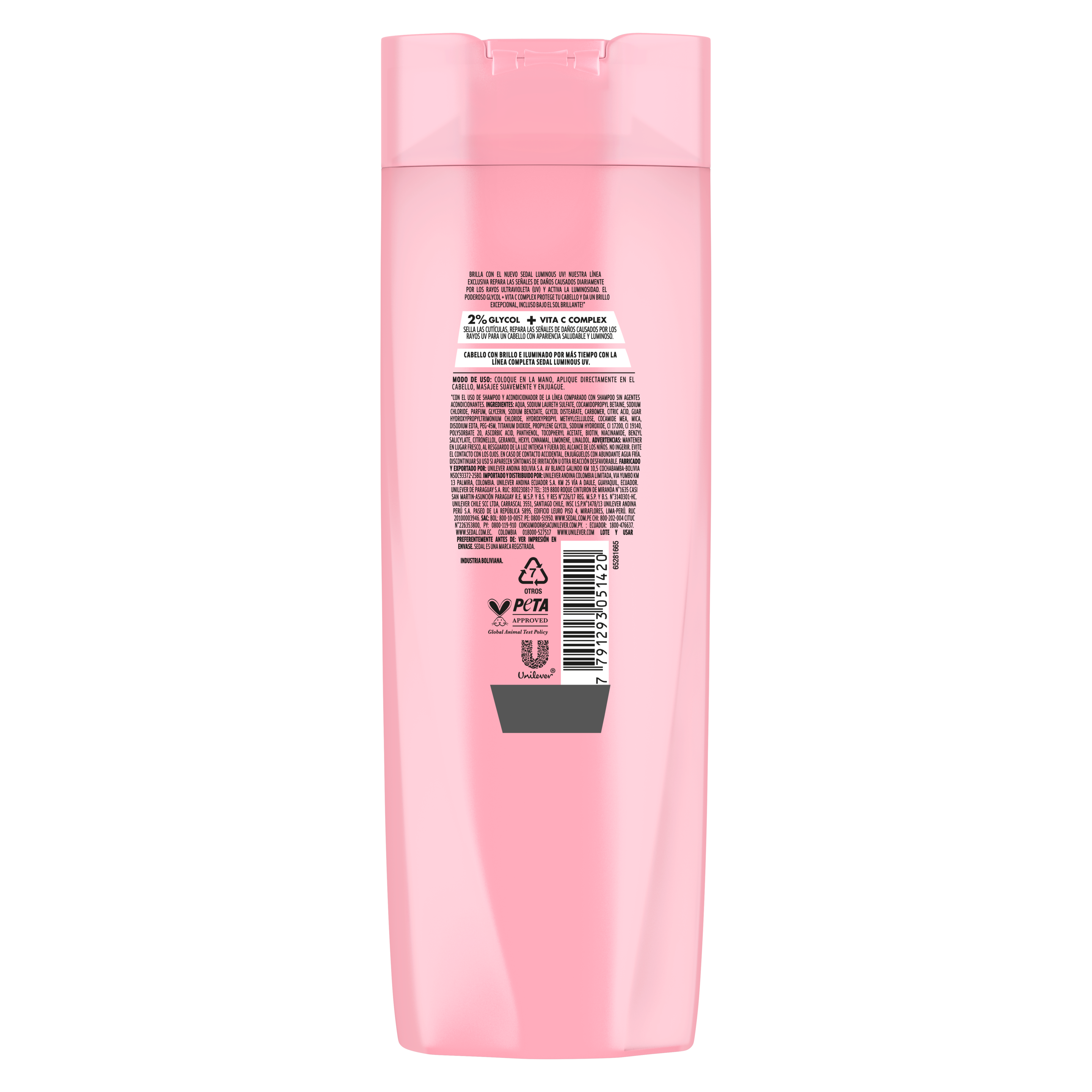 Sedal Shampoo Glycol + Vita C