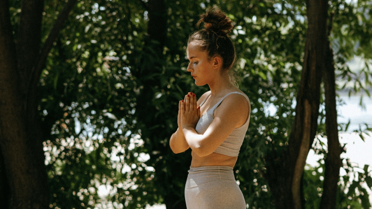 1. Pranamasana (Prayer Pose)