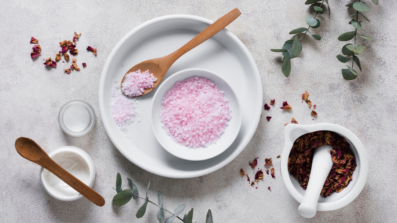 2. Rose Powder Exfoliating Scrub