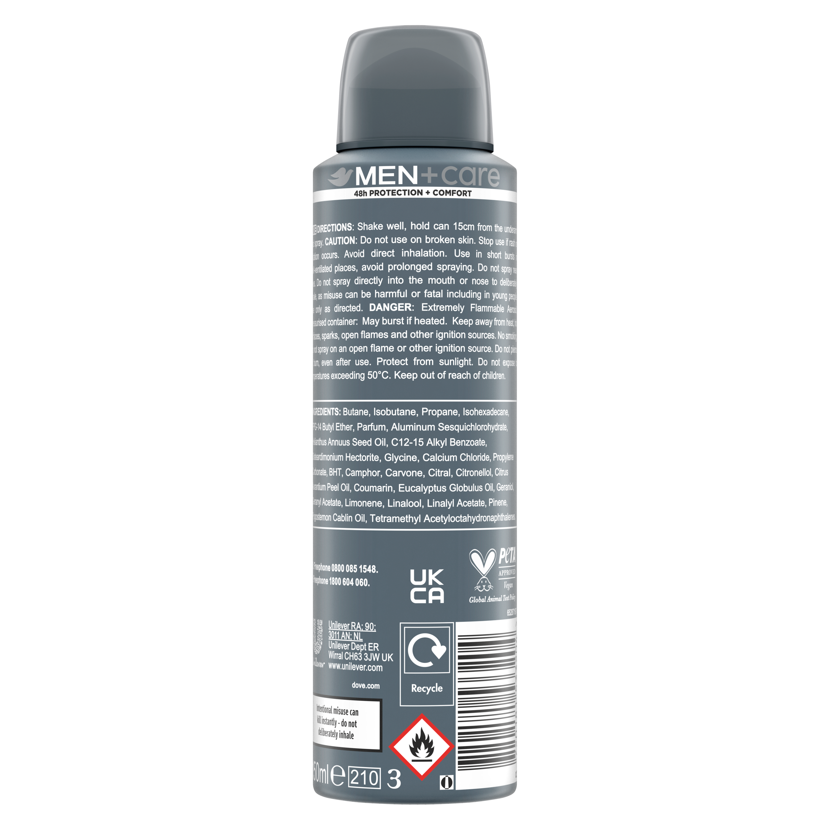 Dove Men+Care Sport Anti-Perspirant Aerosol Deodorant Spray