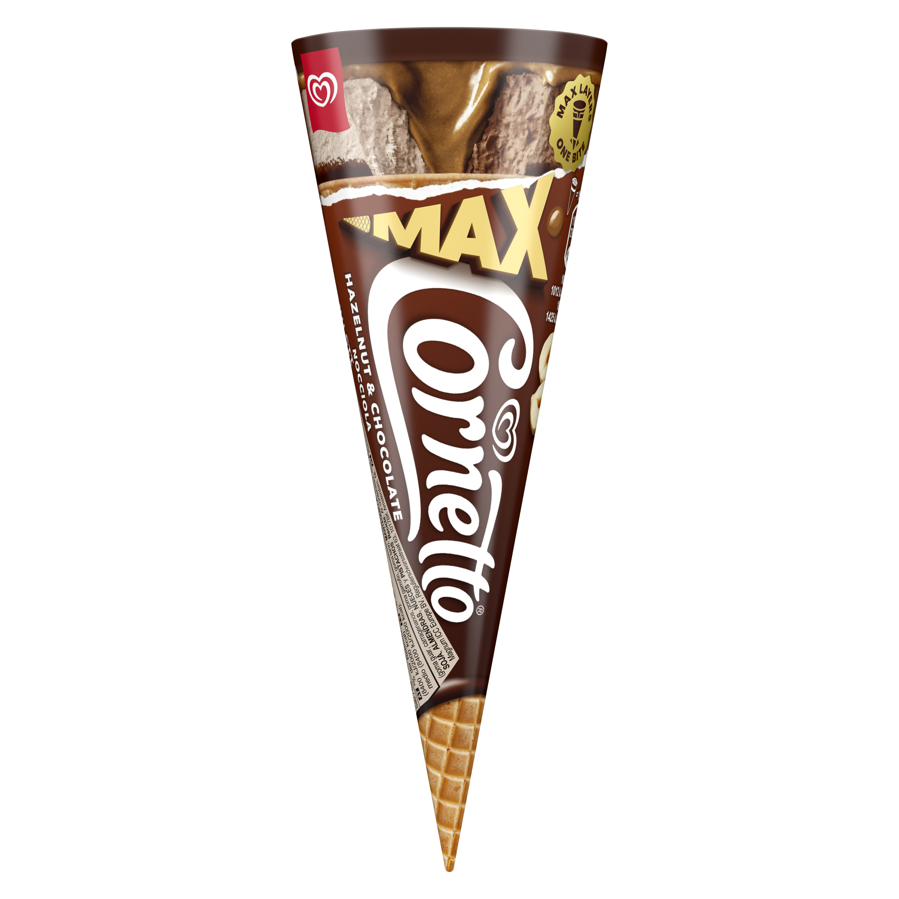 Cornetto Hazelnut 115ml packshot