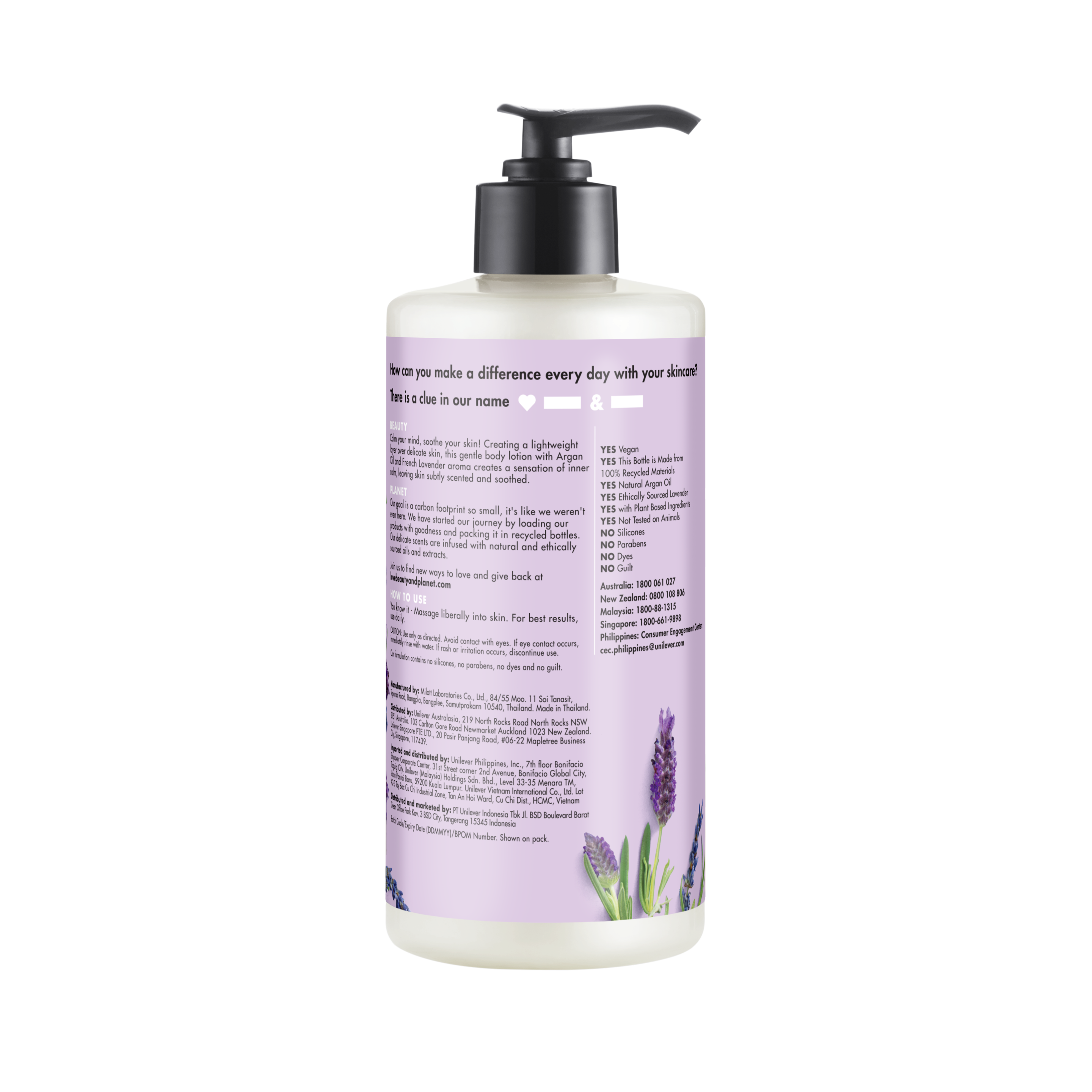 Argan Oil & Lavender Body Lotion