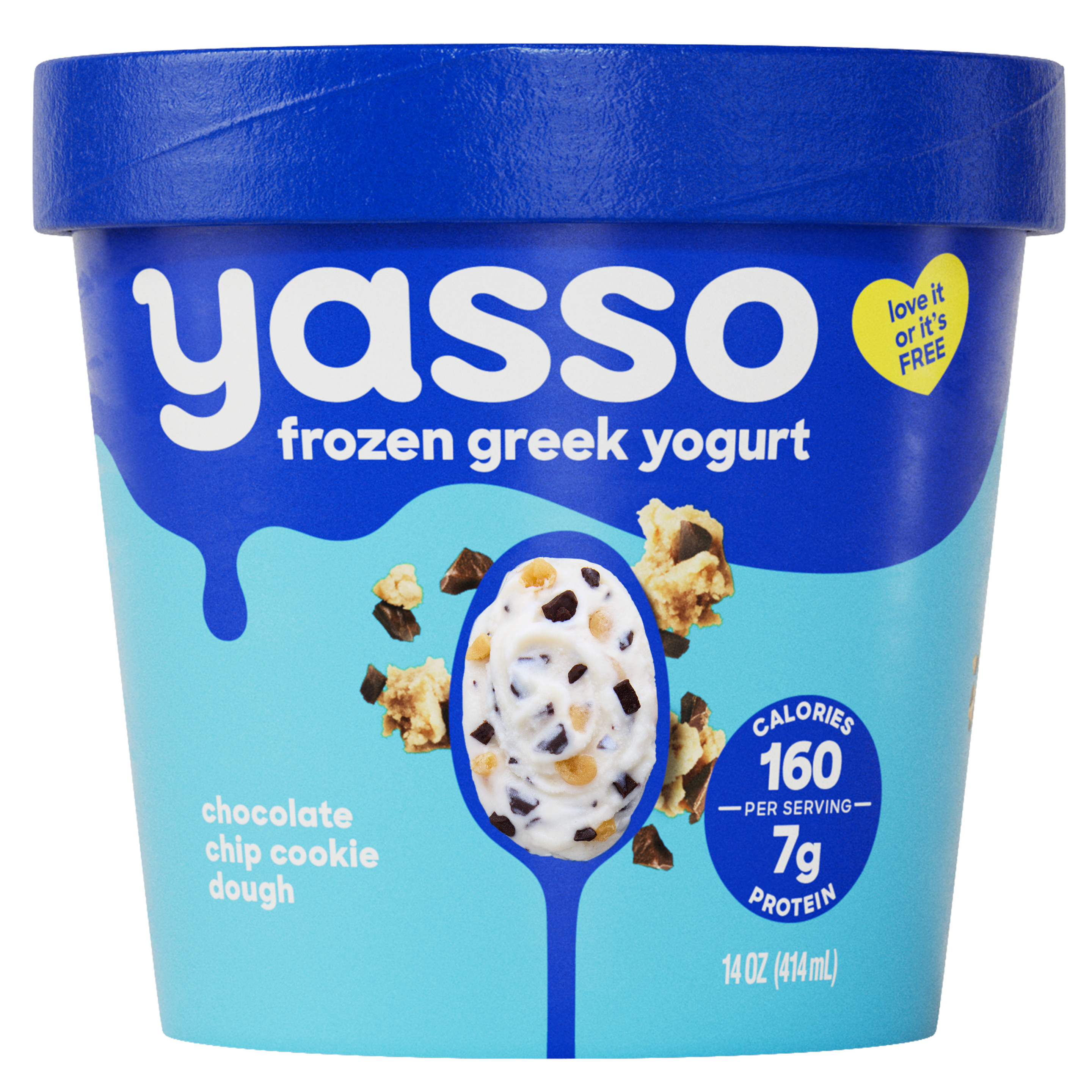 Yasso Spoonables Chocolate Chip Cookie Dough Hero packshot