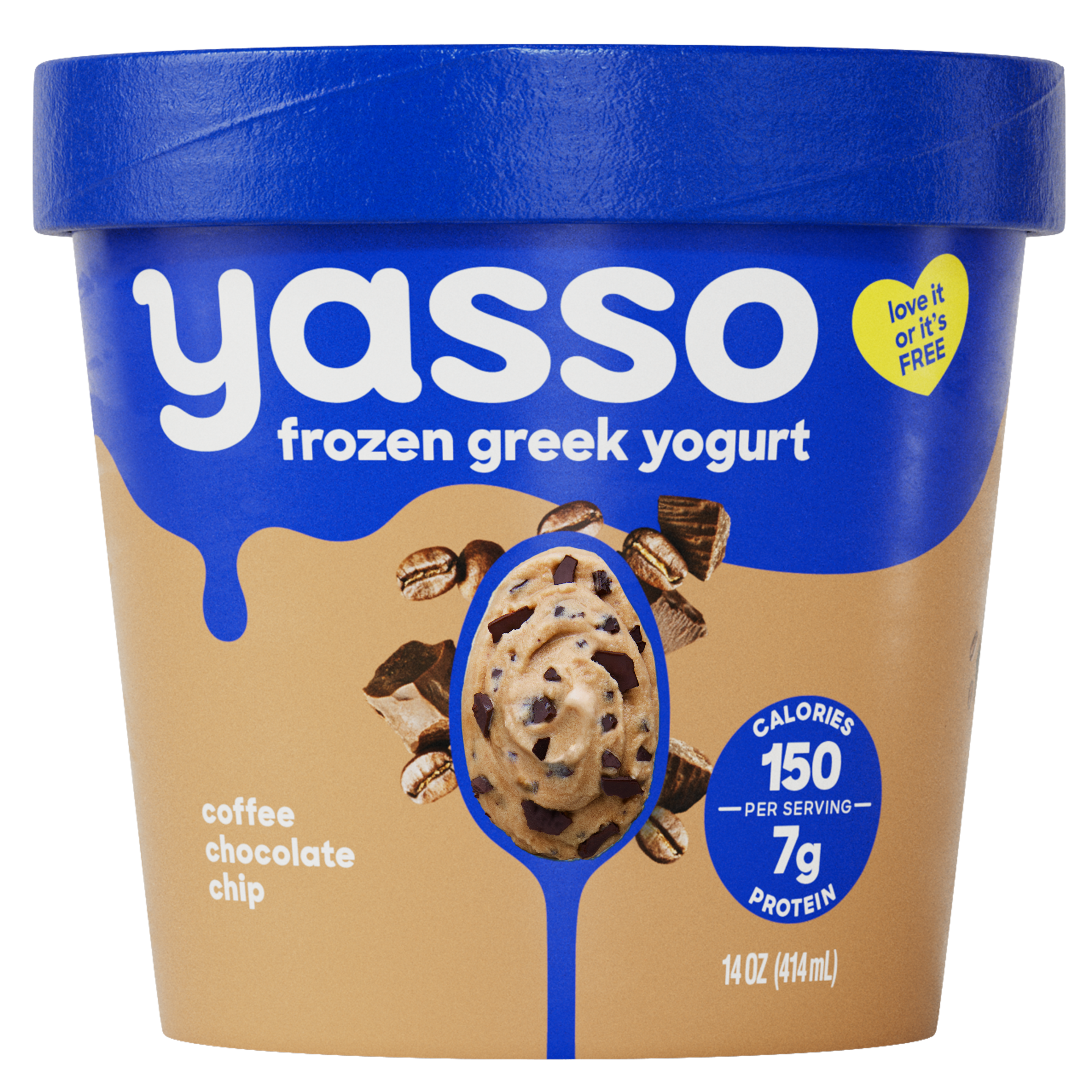 Yasso Spoonables Coffee Chocolate Chip Hero packshot