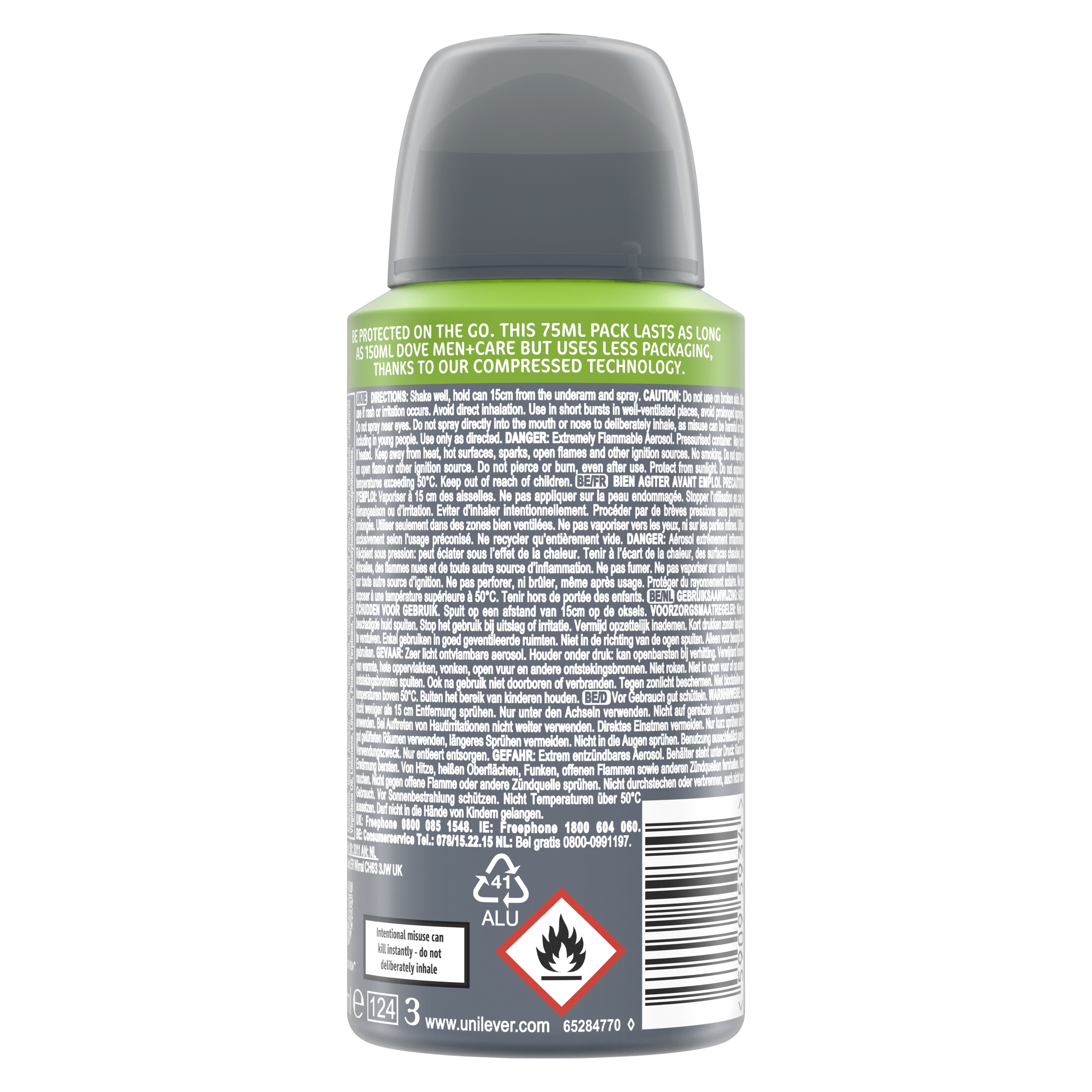 Men+Care Advanced Clean Comfort Antiperspirant Deodorant Spray 200ml