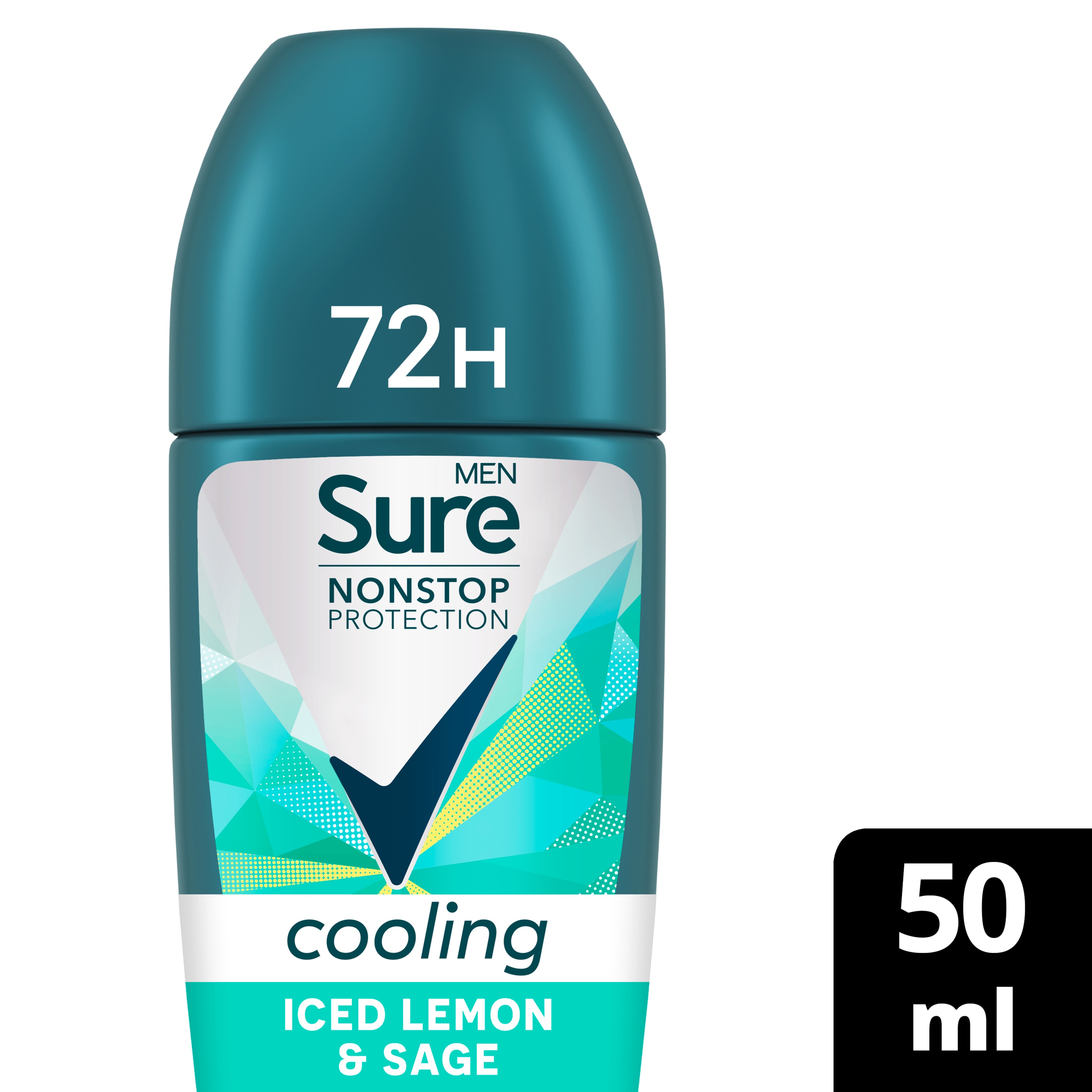 Sure Men 72hr Iced Lemon & Sage Cooling Deodorant Roll-On