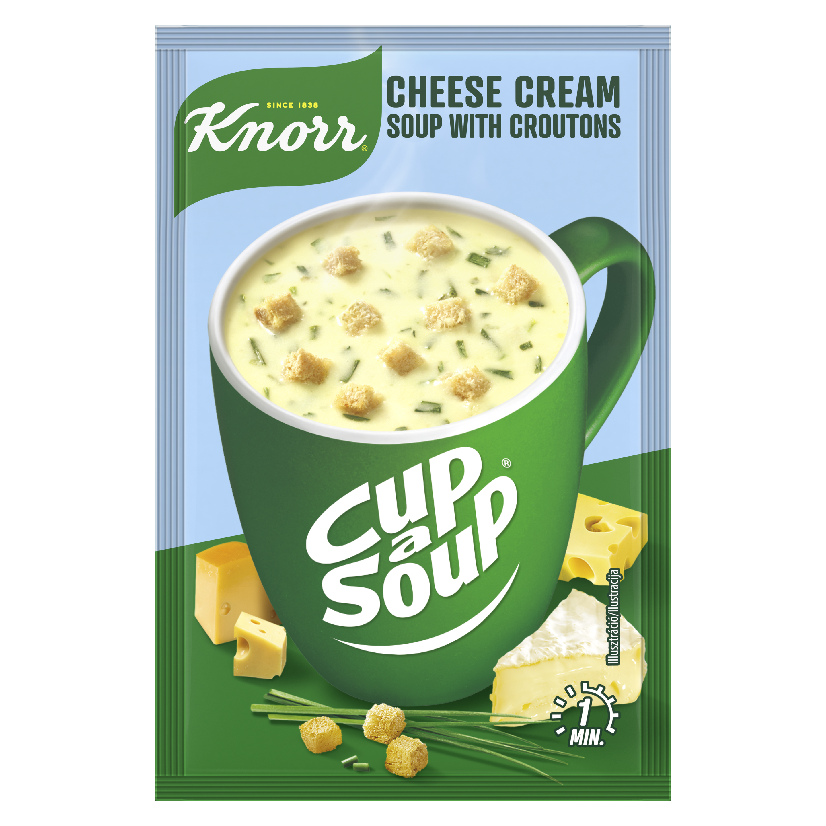 KNORR CUP A SOUP SIROVA JUHA S POPEČENIMI KRUHKI packshot