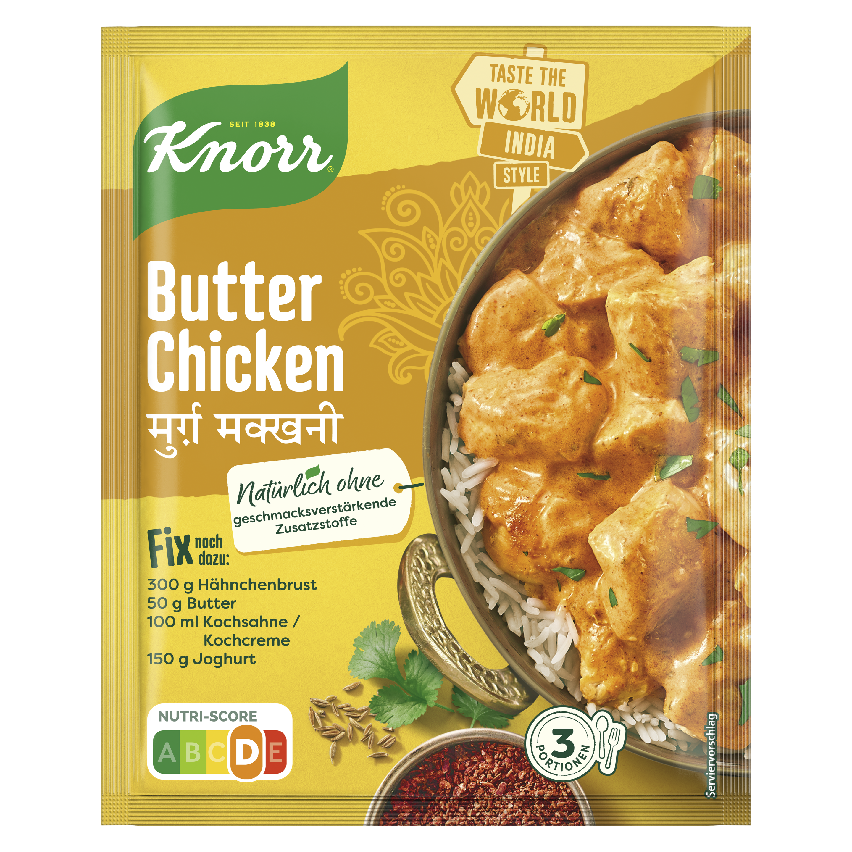 Knorr Fix Butter Chicken 35 g packshot