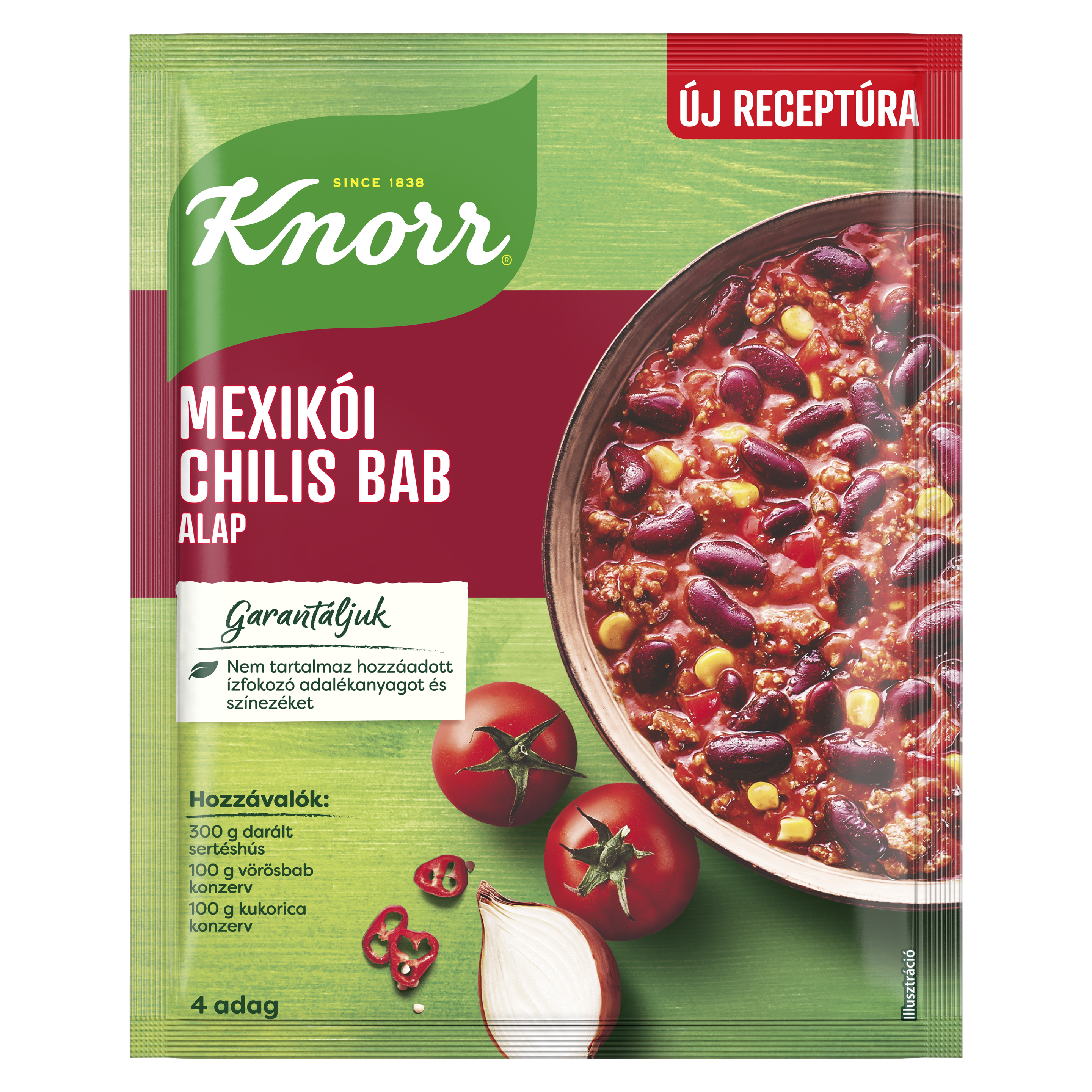 Knorr Mexikói chillis bab alap 50g