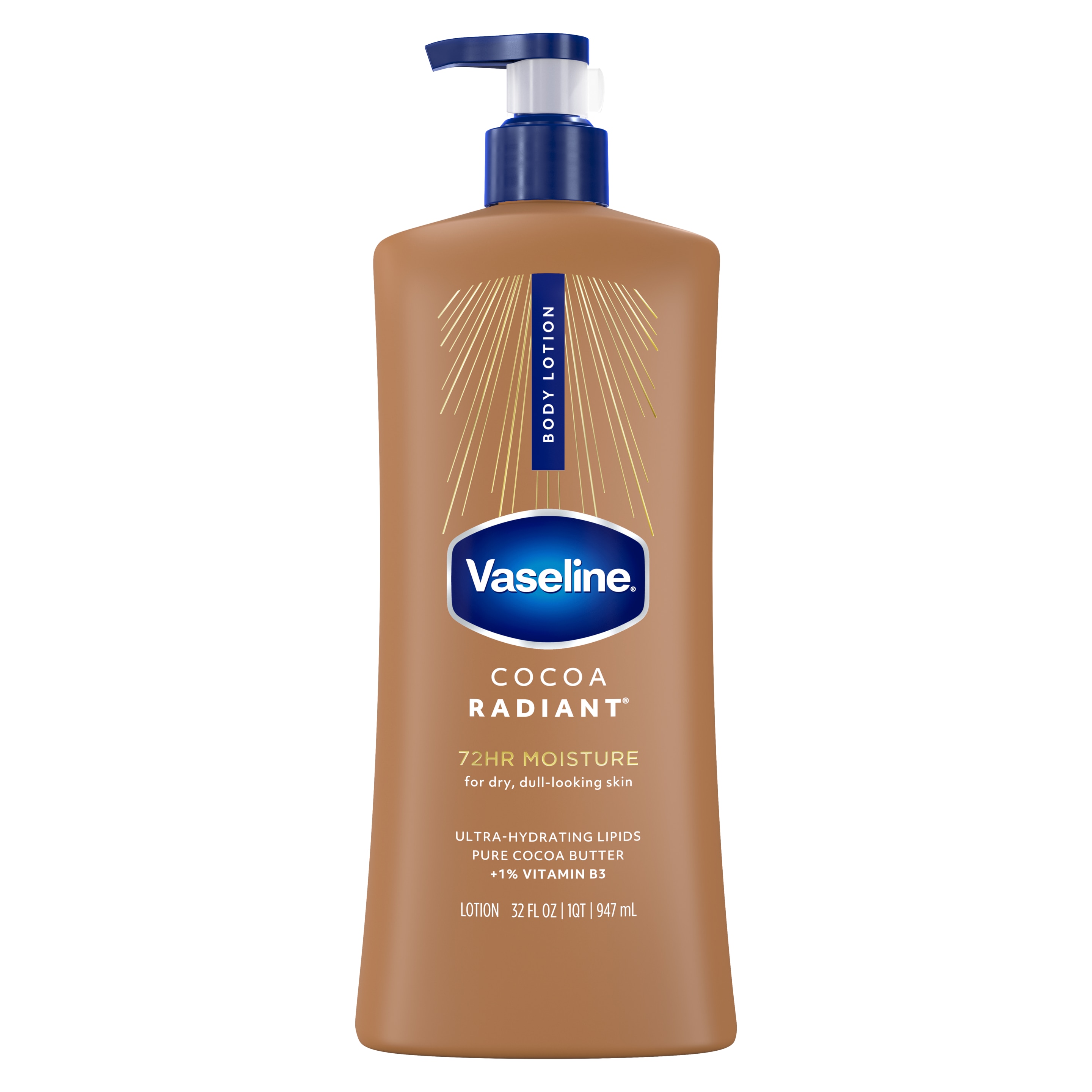 Vaseline® Intensive Care™ Cocoa Radiant Lotion front of pack