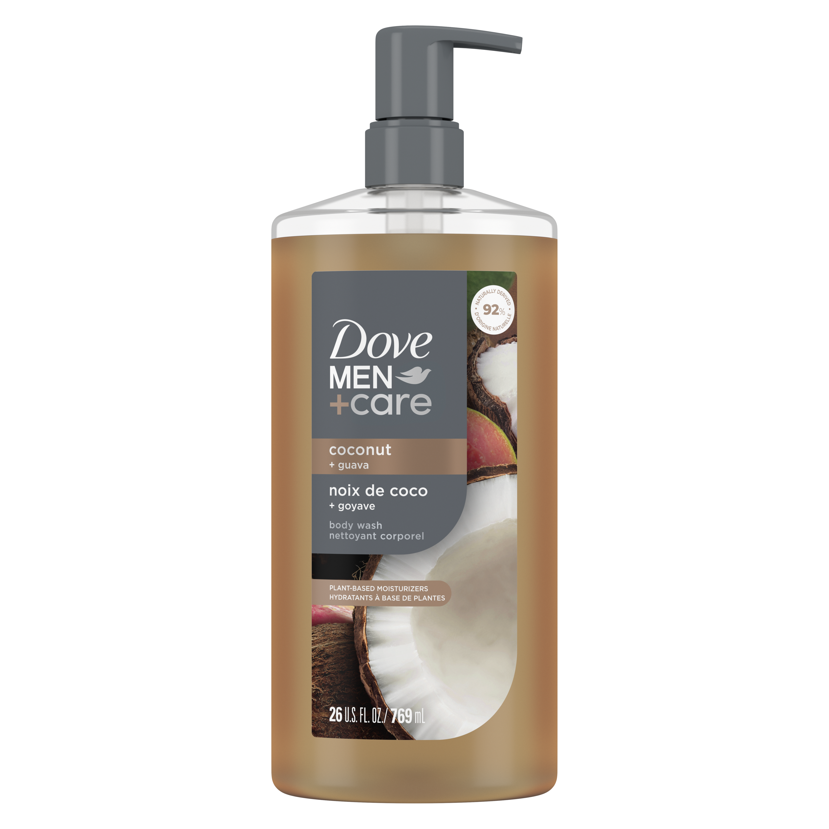 Dove Men+Care Coconut + Guava Body Wash 768ml packshot