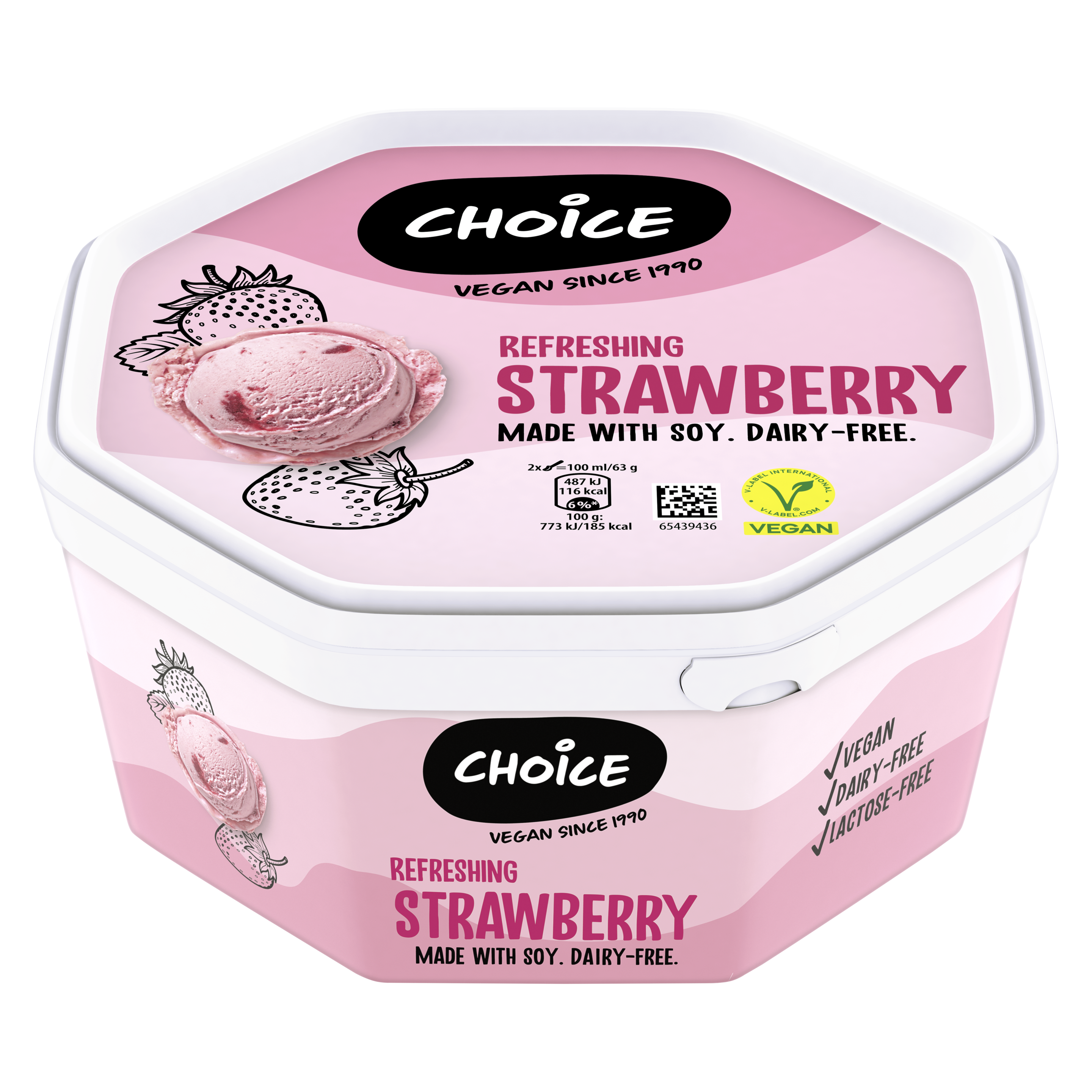 Choice Refreshing Strawberry (soy) packshot