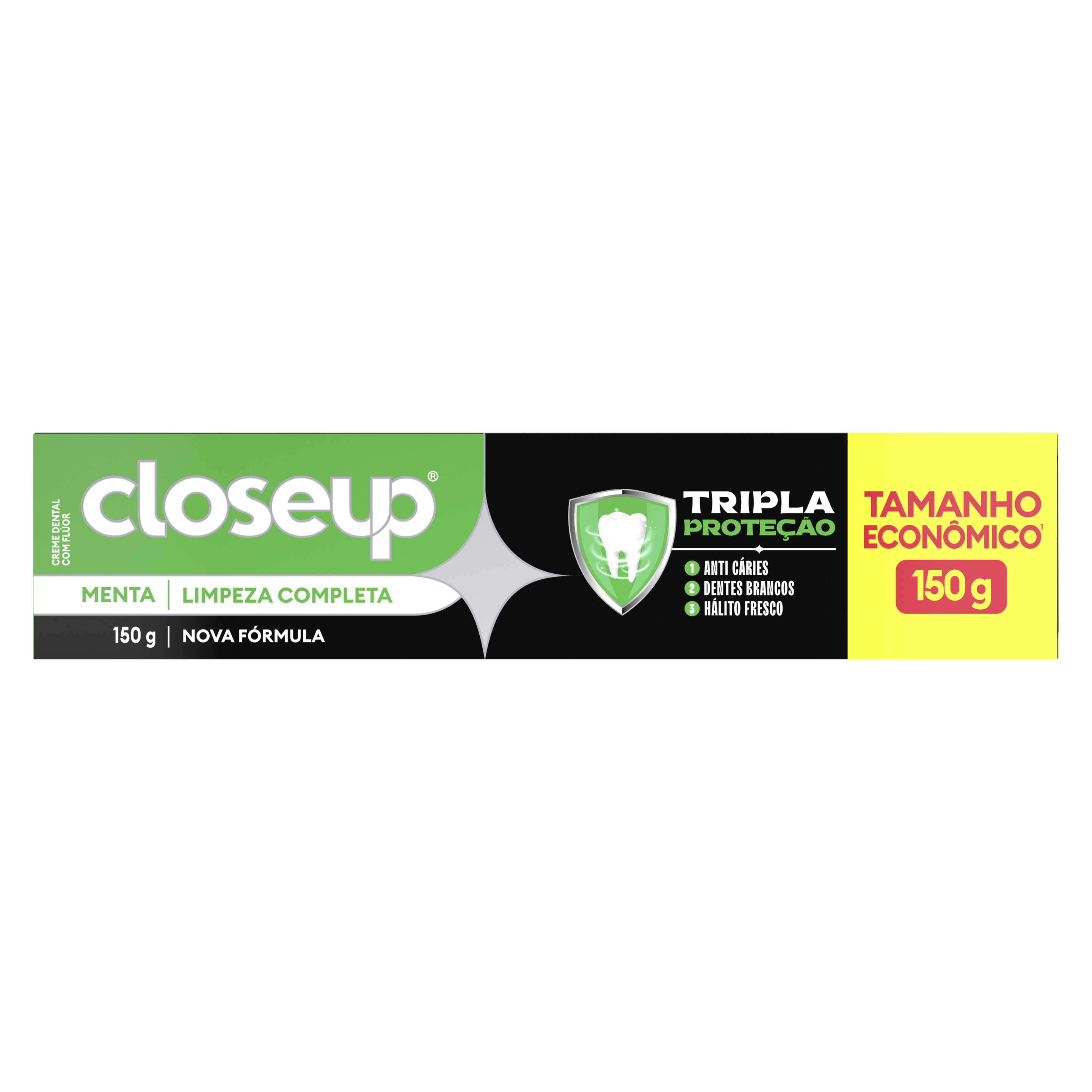 Creme dental Closeup Tripla Proteção Menta 70g