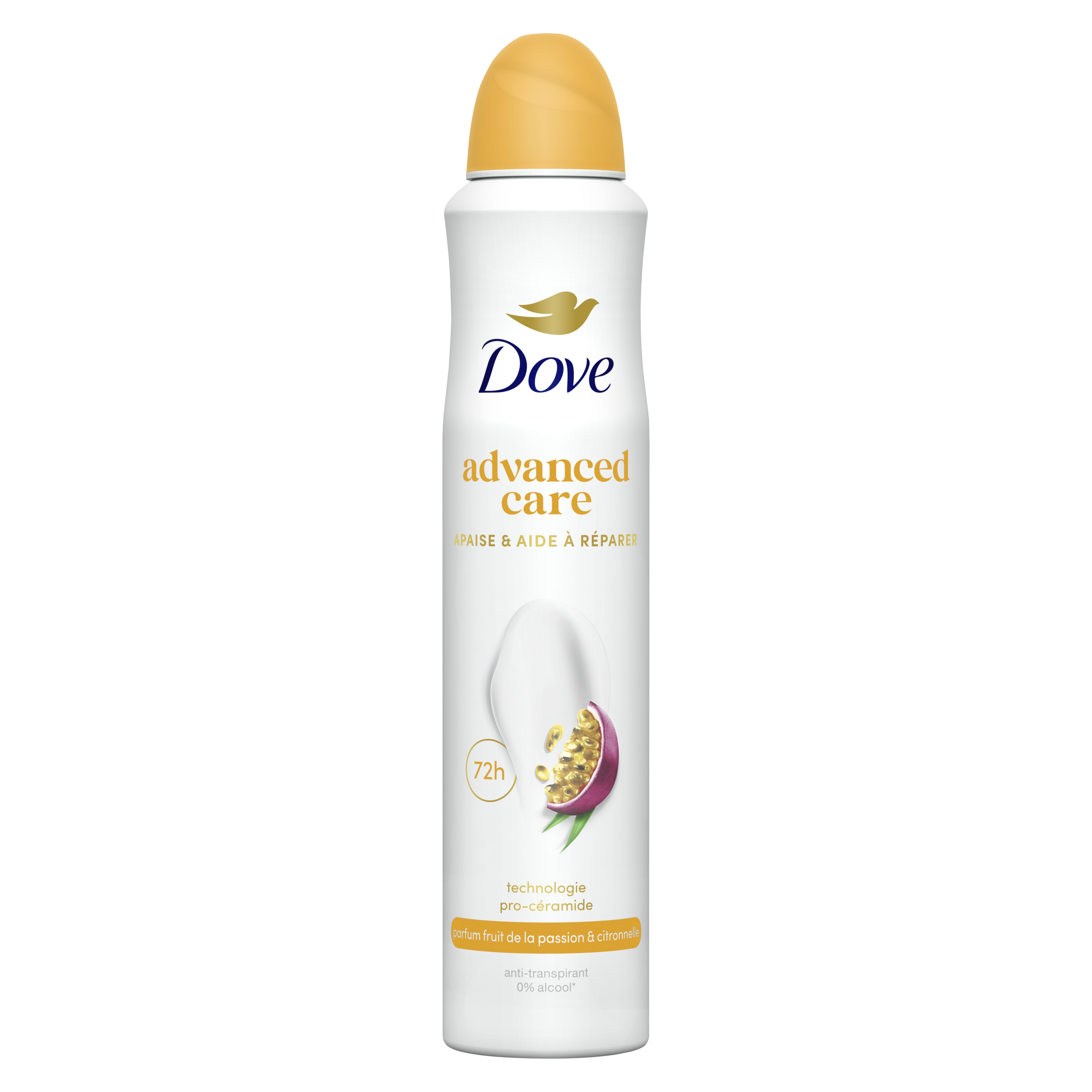 Dove Apaise & Aide à Réparer Spray Anti-Transpirant Passion 200ml packshot