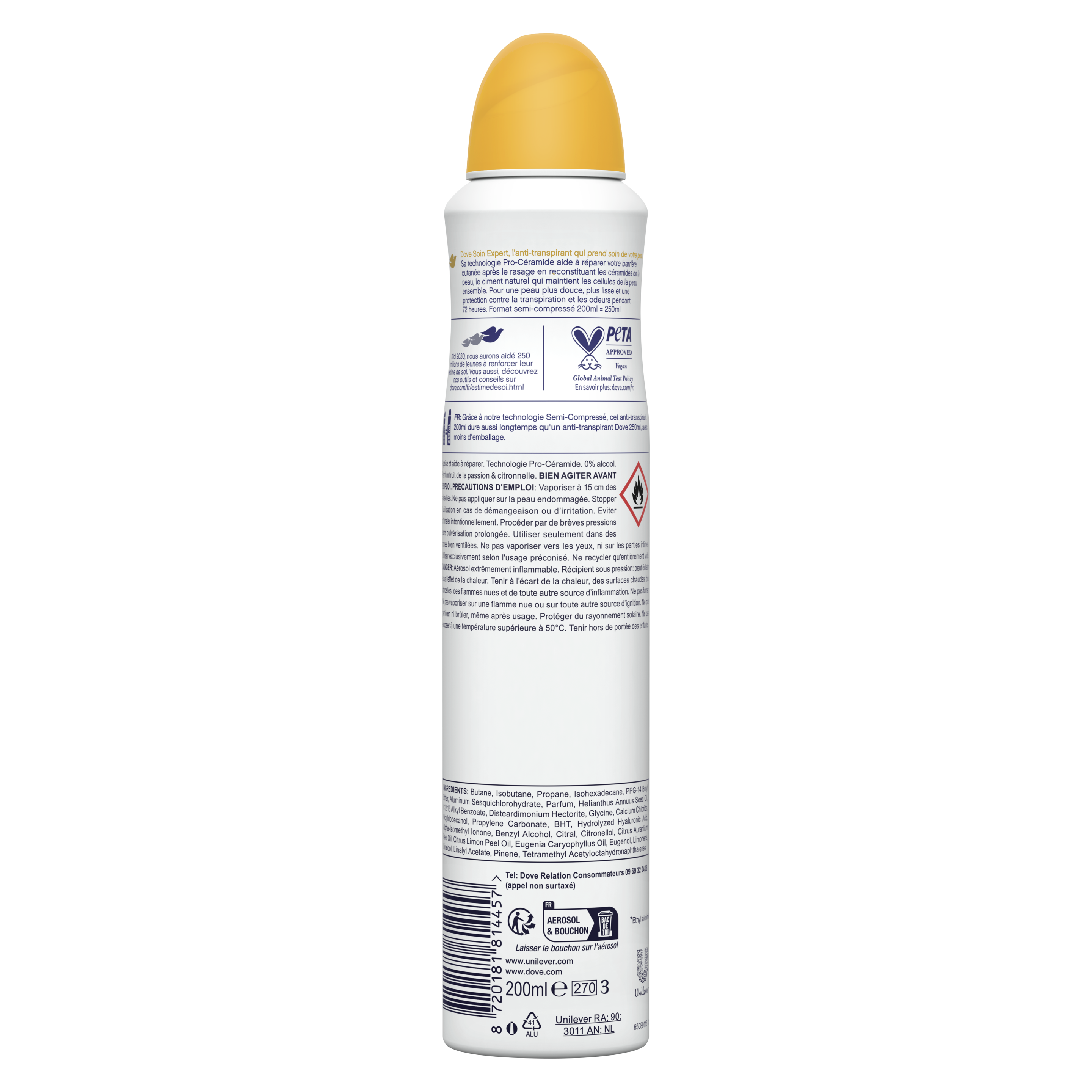 Anti-transpirant Apaise & Aide à Réparer Fruit de la passion Spray 200ml