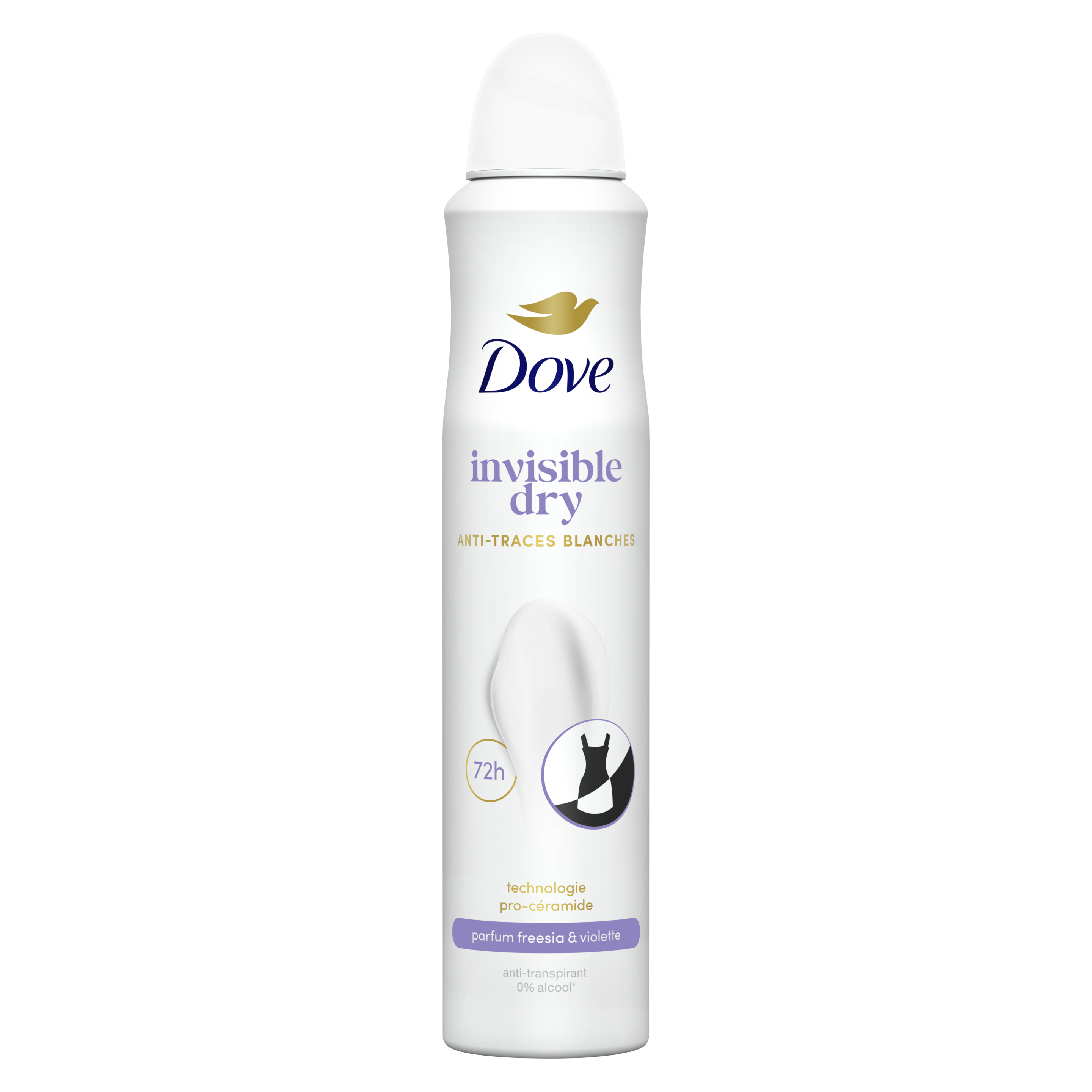 Dove Apaise & Aide à Réparer Spray Anti-Transpirant Invisible Dry 200ml packshot