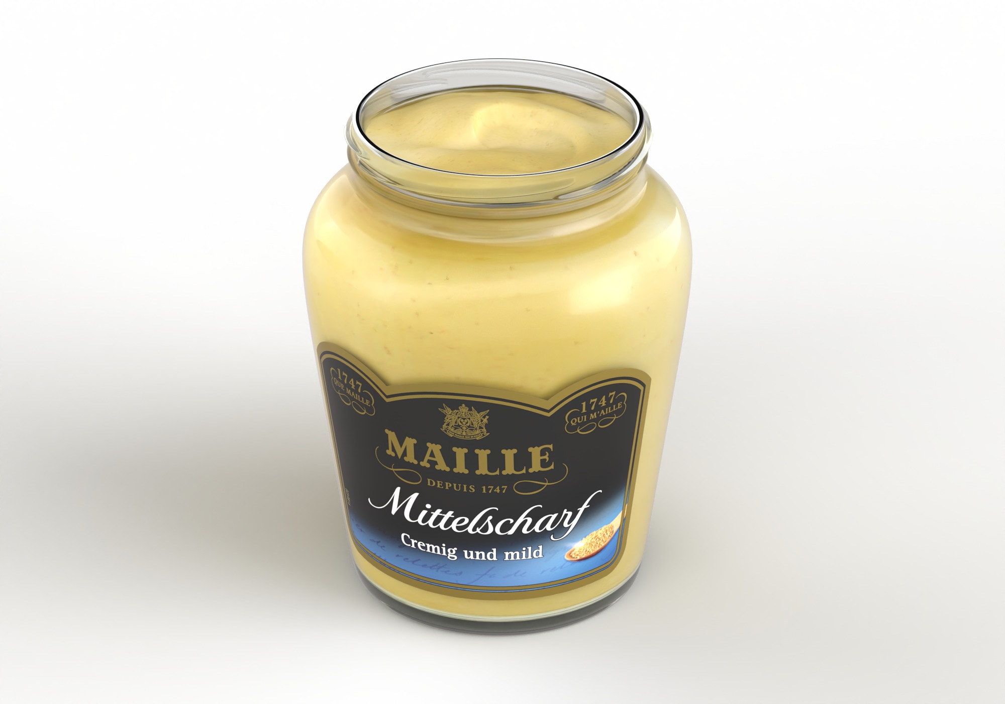 MAILLE SENF MITTELSCHARF 200ML