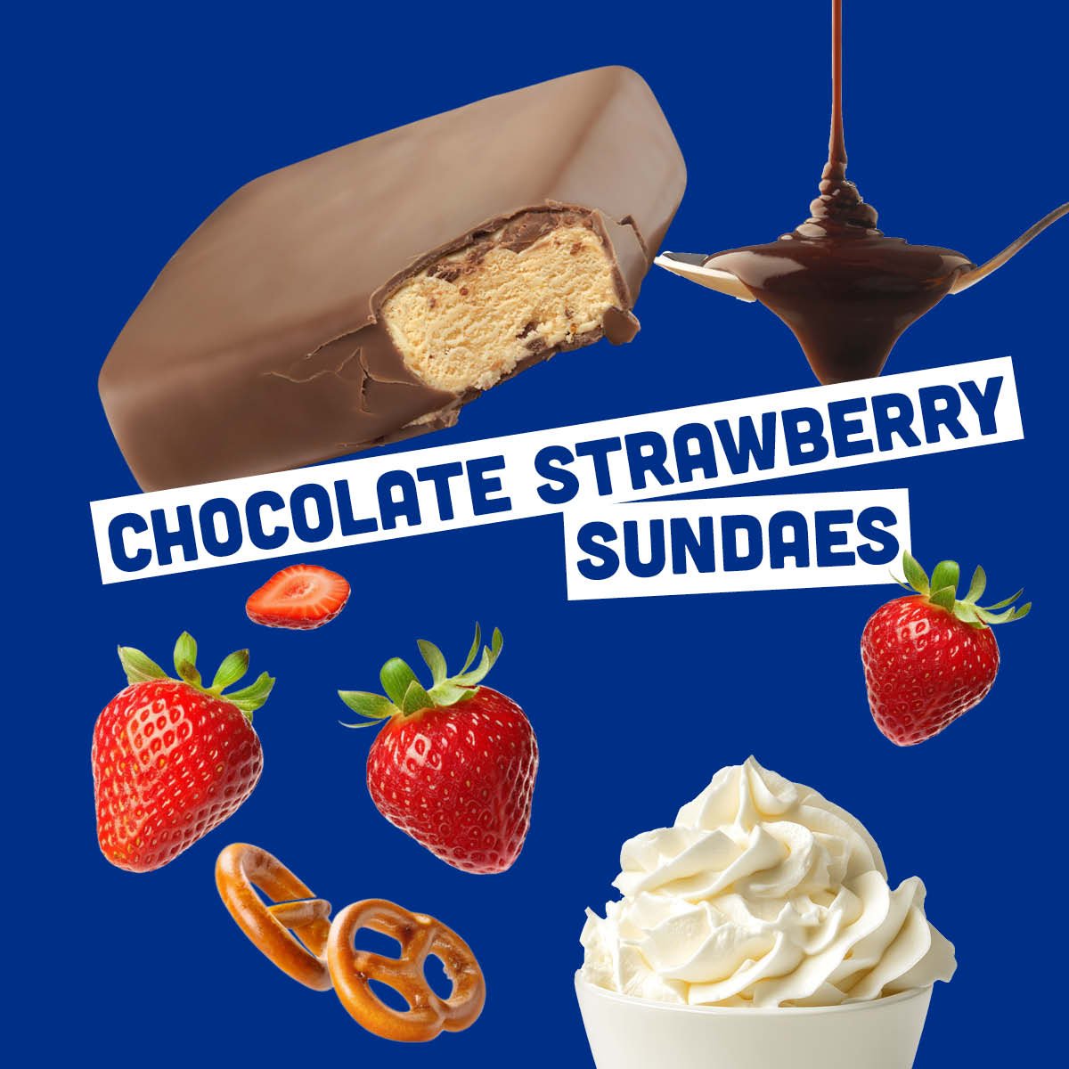 Chocolate Sundaes made with Klondike