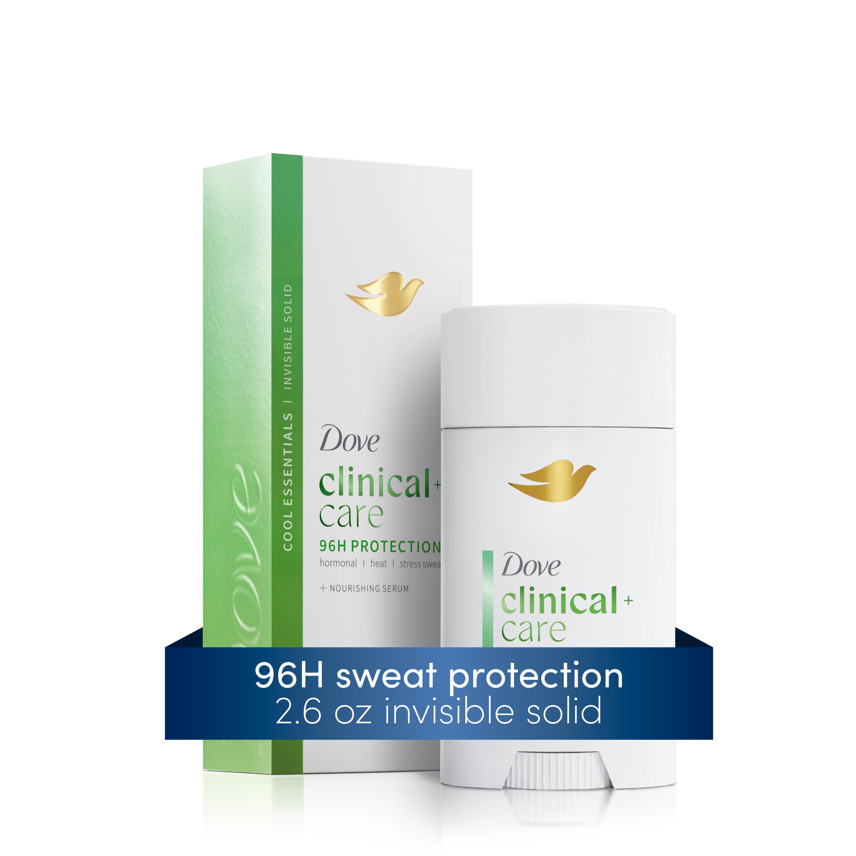 Clinical Cool Essentials Antiperspirant Invisible Solid Stick – Dove packshot