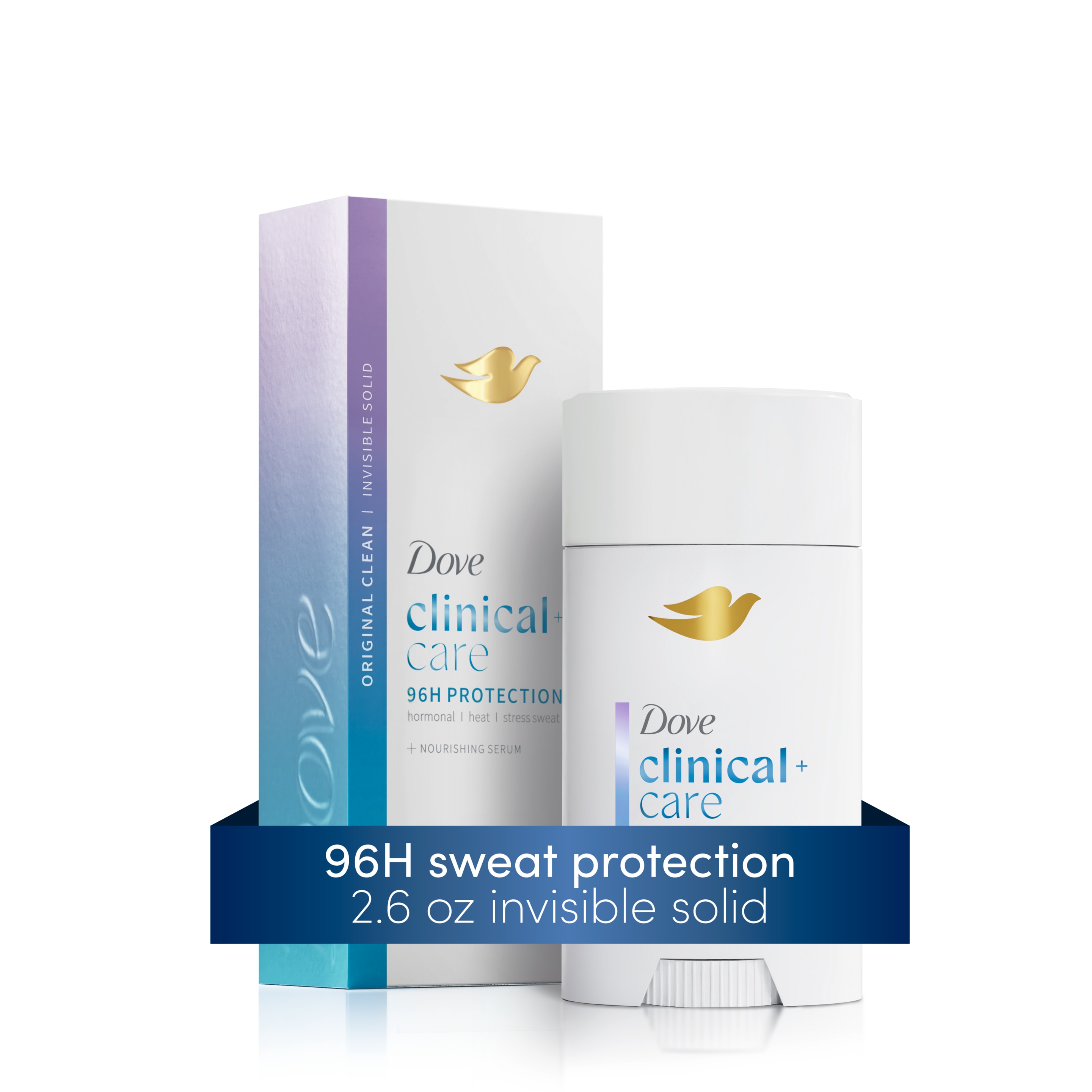 Clinical Original Clean Antiperspirant Invisible Solid Stick – Dove packshot