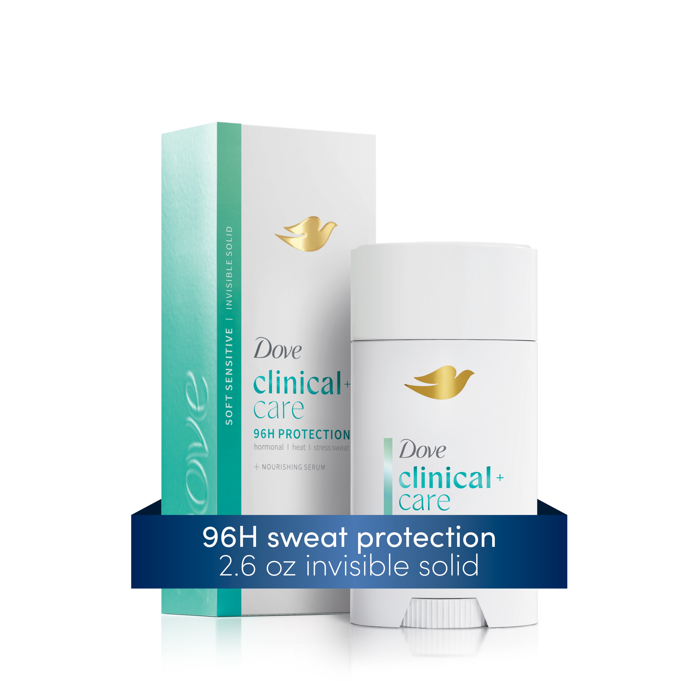 Clinical Soft Sensitive Antiperspirant Invisible Solid Stick – Dove packshot