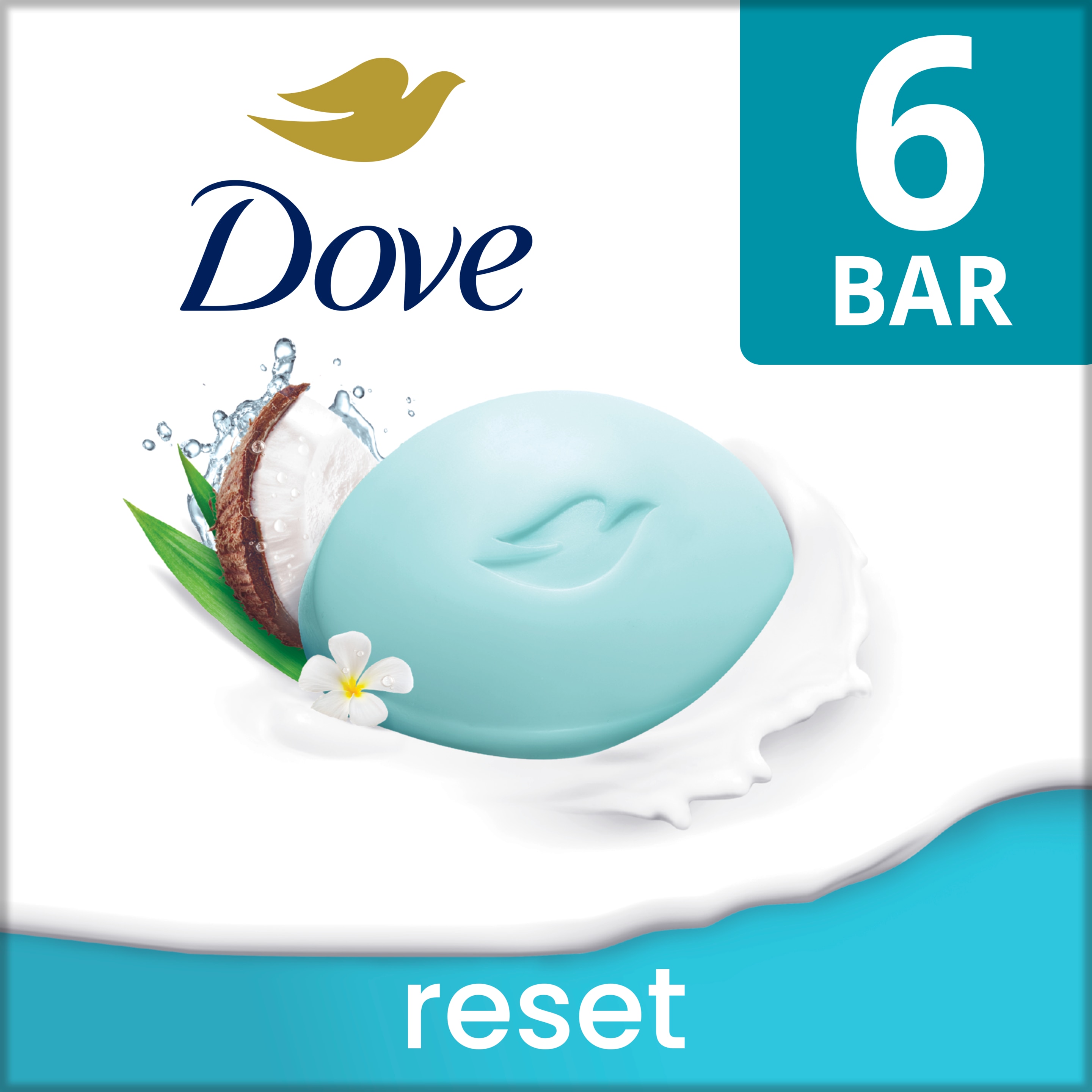 Dove Reset Beauty Bar 3.75oz 6pk