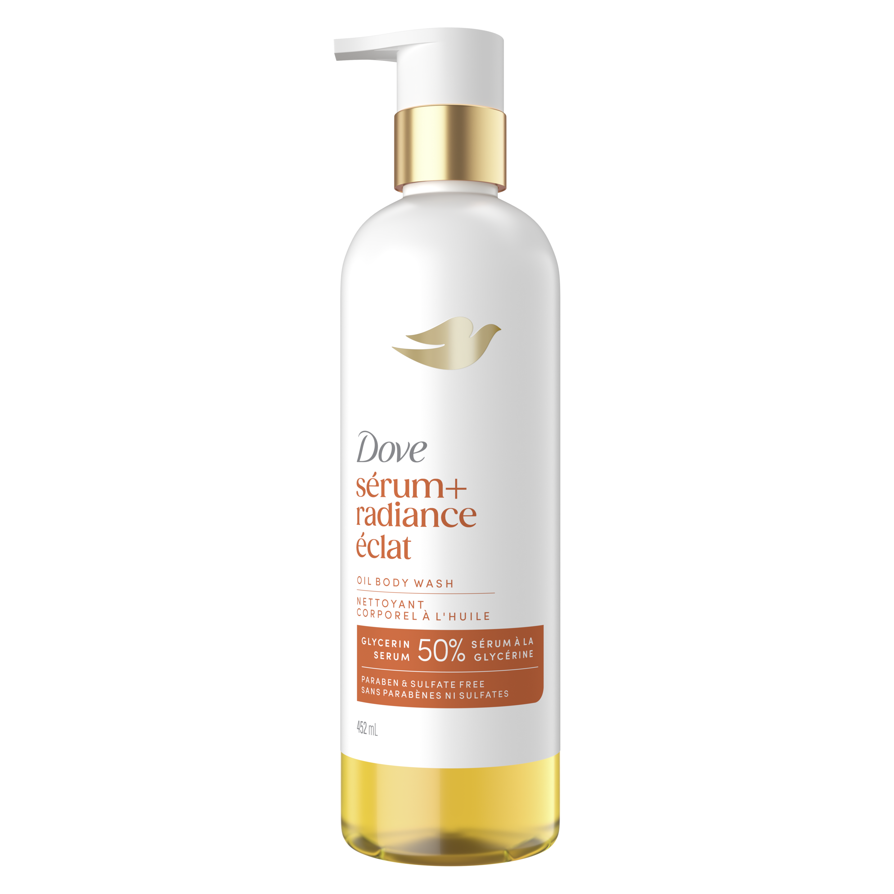 Dove Sérum + Radiance Oil Body Wash packshot