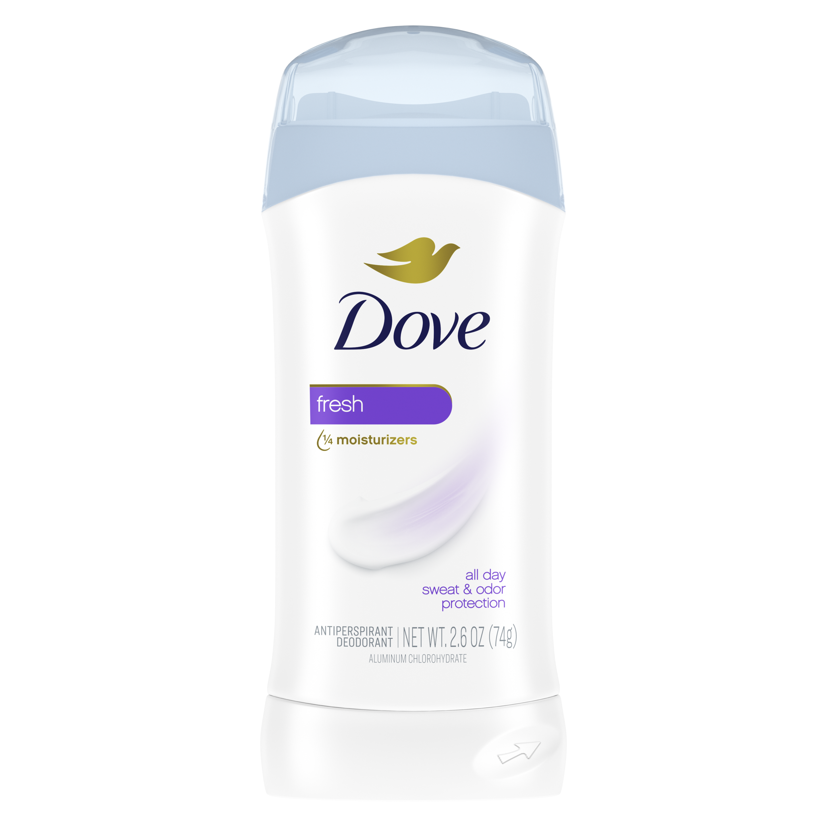 Dove Invisible Solid Antiperspirant Fresh 2.6 oz packshot