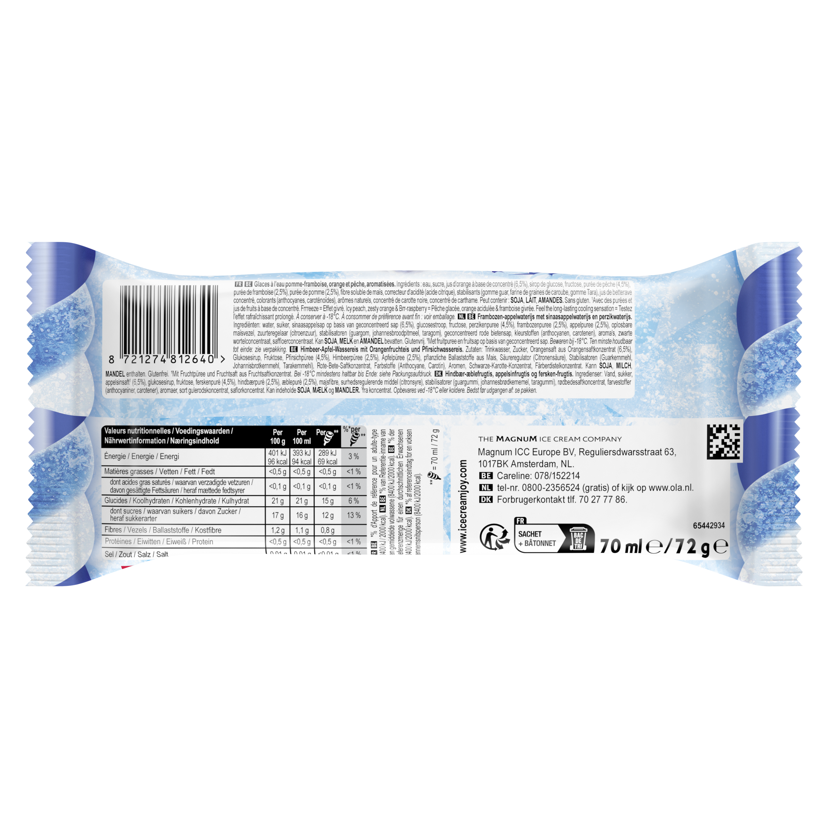 Twister Bâtonnets de Glace SUBZERO 70 ML packshot